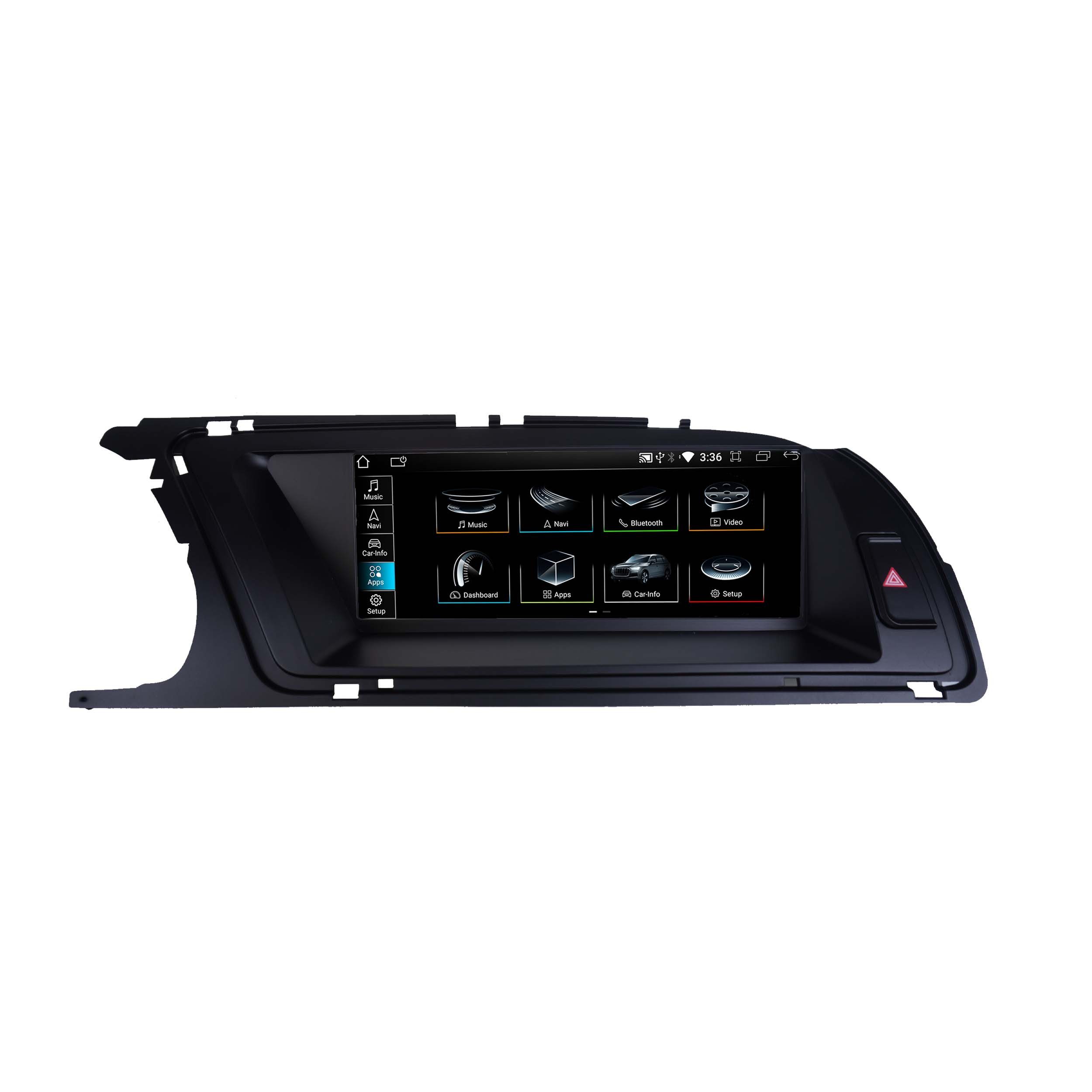 TAFFIO Für Audi A5 S5 8T 8F MMI 3G 8.8" Touchscreen Android GPS CarPlay Einbau-Navigationsgerät