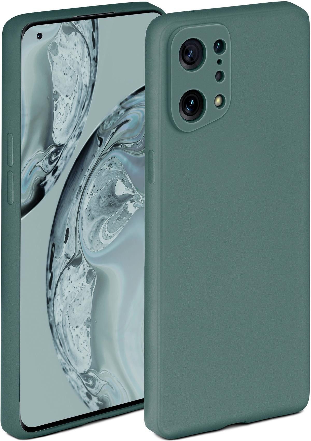 ONEFLOW Handyhülle ONEFLOW® Soft Case für Oppo Find X5, Hülle aus Silikon, Back Cover mit Kameraschutz, weiche Silikonhülle