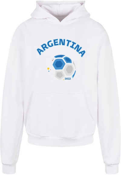Merchcode Kapuzensweatshirt Merchcode Herren Argentina Football Dress Ultra Heavy Hoody (1-tlg)