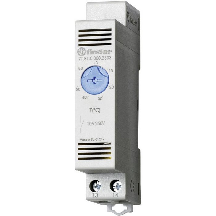 finder Heizwickler Vari-Thermostat Serie 7T.81 Schaltschrankheizungs-Thermostat