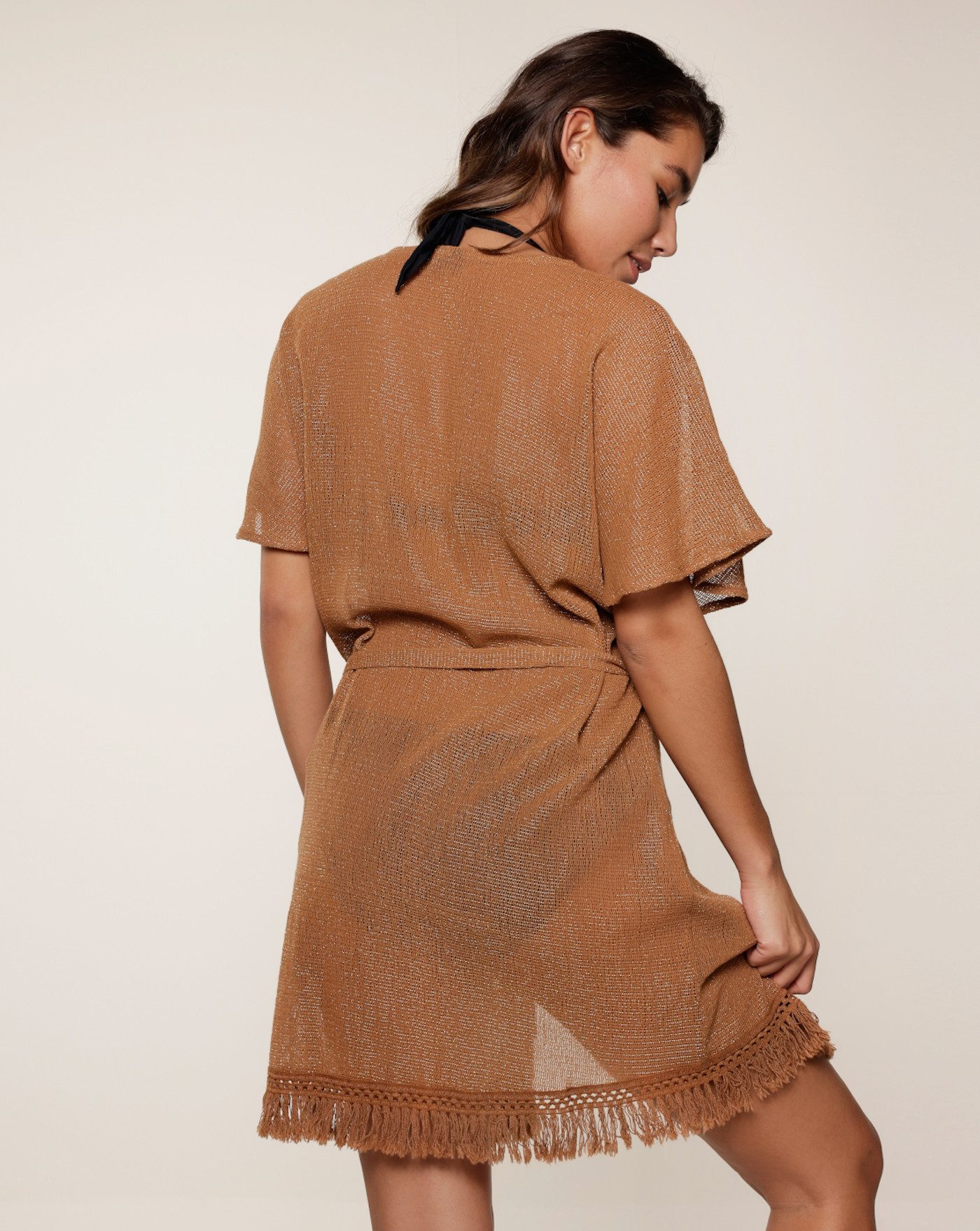 LingaDore Kaftan Black Strand Kimono mit günstig online kaufen