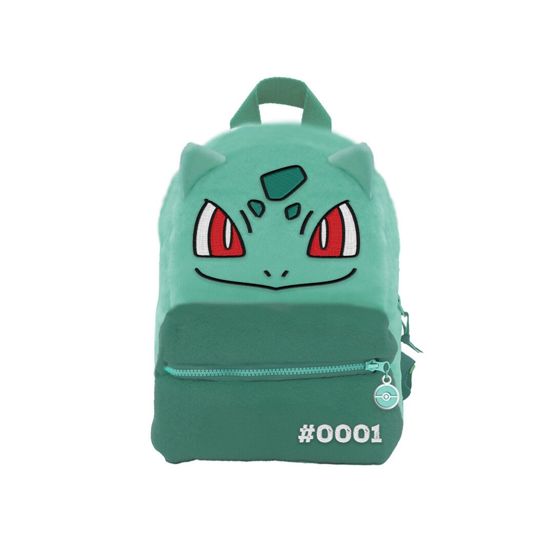 POKÉMON Kinderrucksack Pokémon Bisasam Plüschrucksack Kinder Funktions (1-tlg)