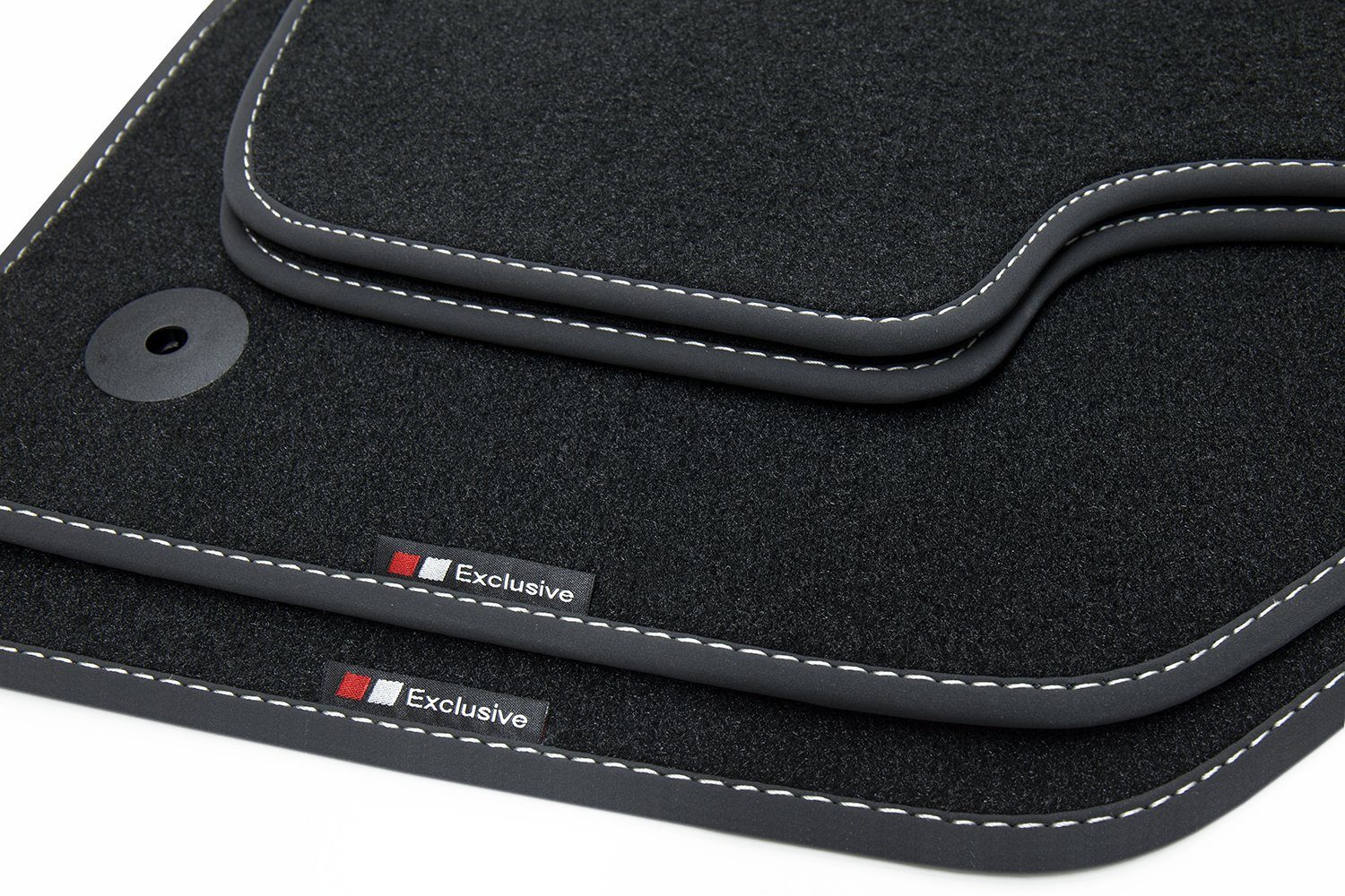 teileplus24 Auto-Fußmatten EF106 Velours Fußmatten kompatibel mit Audi A6 4F Avant Limo 2004-2006 – Bild 5 von 5