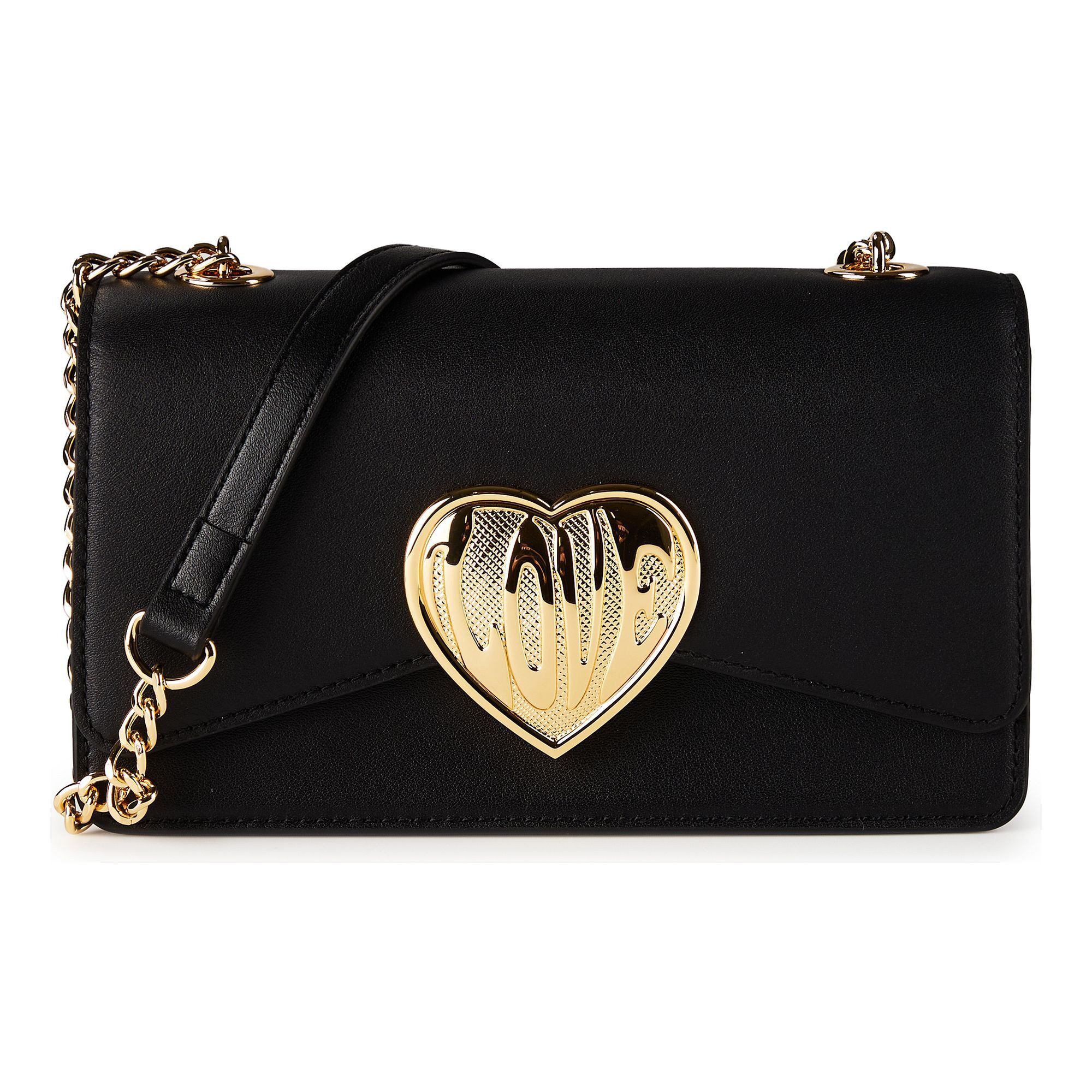 LOVE MOSCHINO Schultertasche Victory Heart, Leder