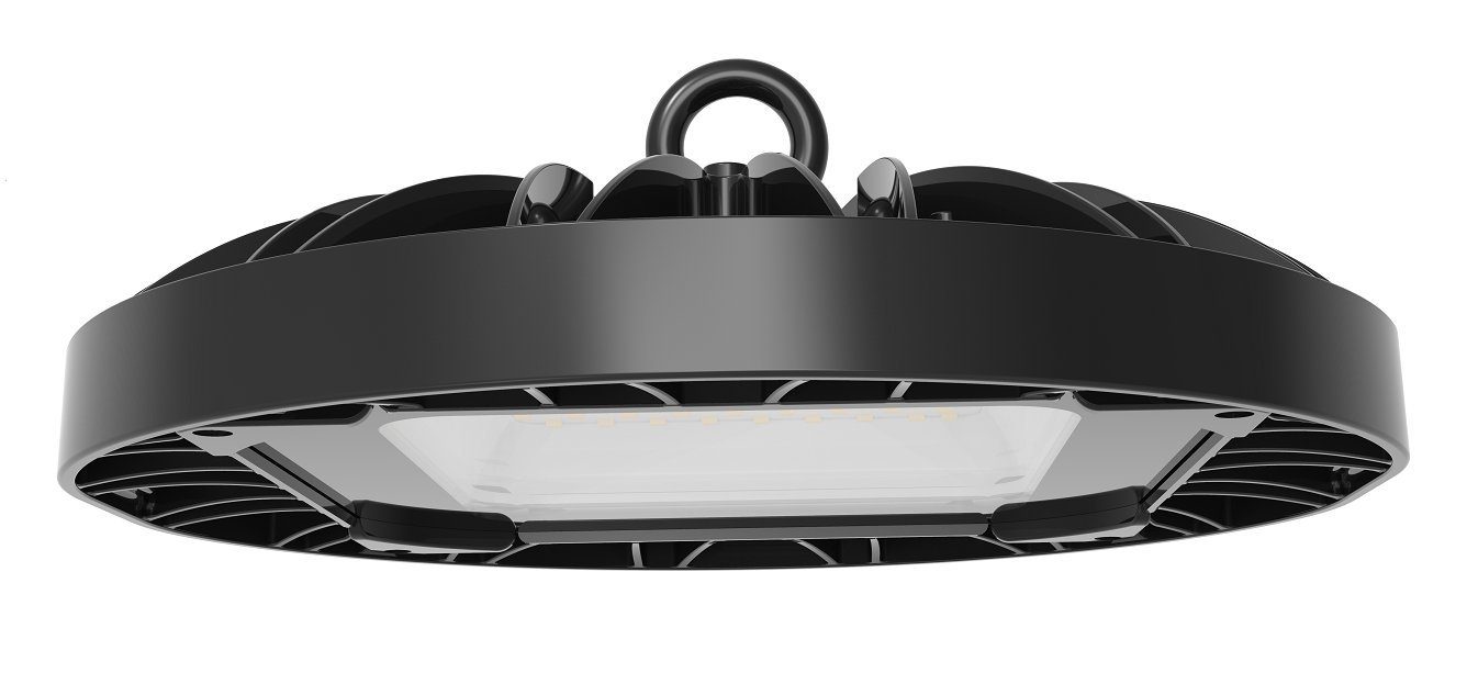 LUXULA LED Arbeitsleuchte LED-HighBay, UFO, 150 W, 14400 lm, 5000 K (neutralweiß), IP65, LED fest integriert, Tageslichtweiß, neutralweiß, spritzwassergeschützt