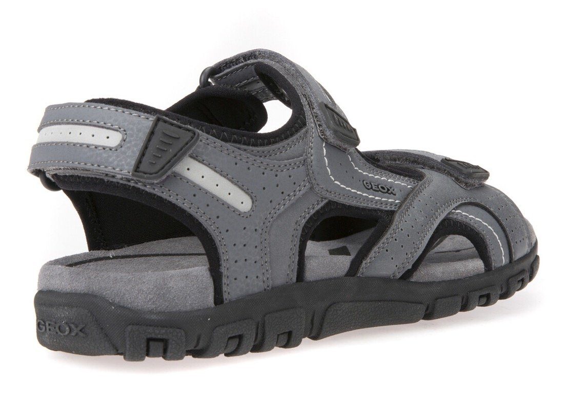 Sandale SANDAL im UOMO Trekking-Look Geox stone-hellgrau STRADA