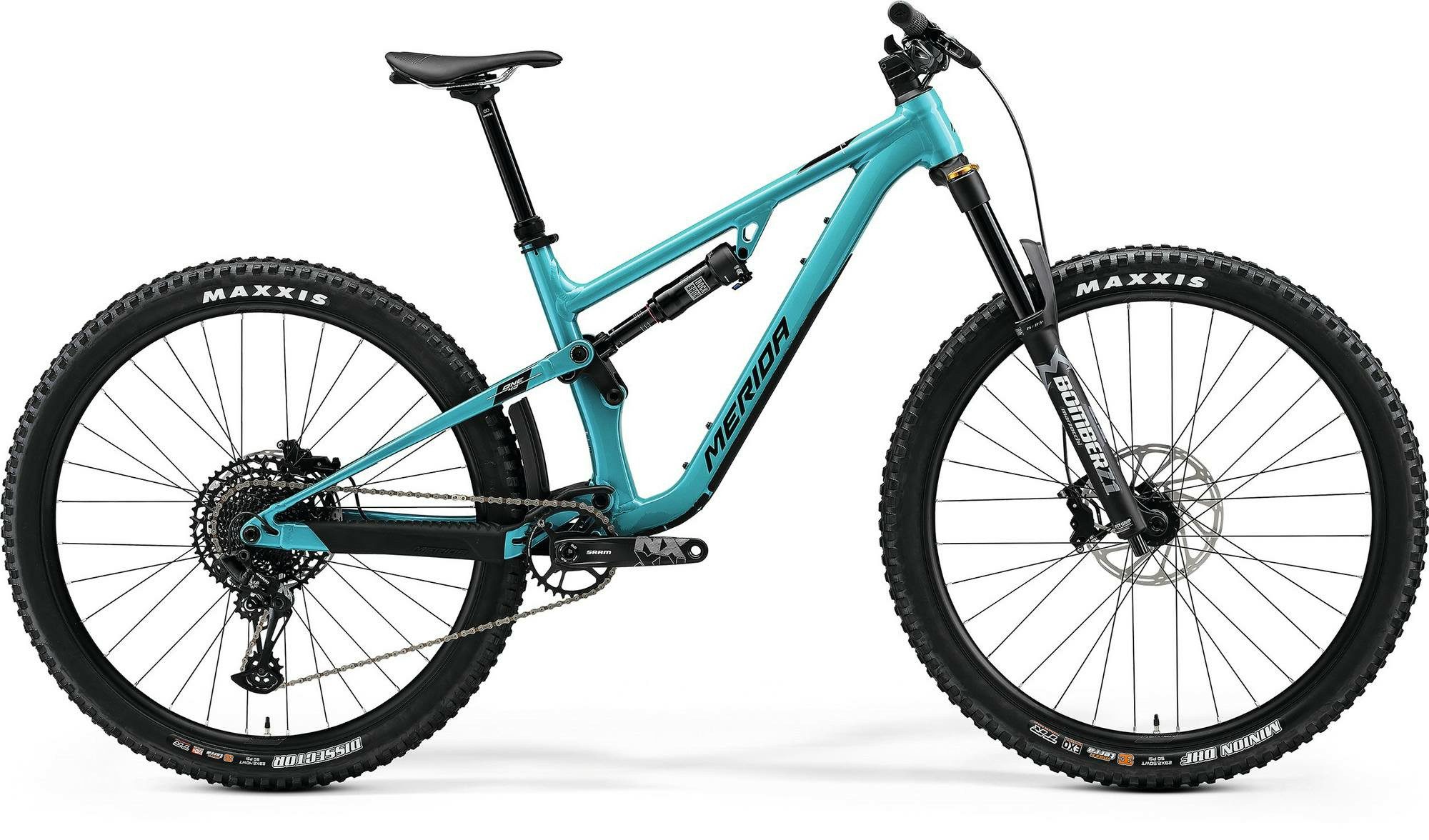 Merida Mountainbike MTB Fully ONE-FORTY 700 METALLIC TEAL 29" Diamant, 12 Gang Shimano Shimano SLX M7100 Shadow+ Schaltwerk