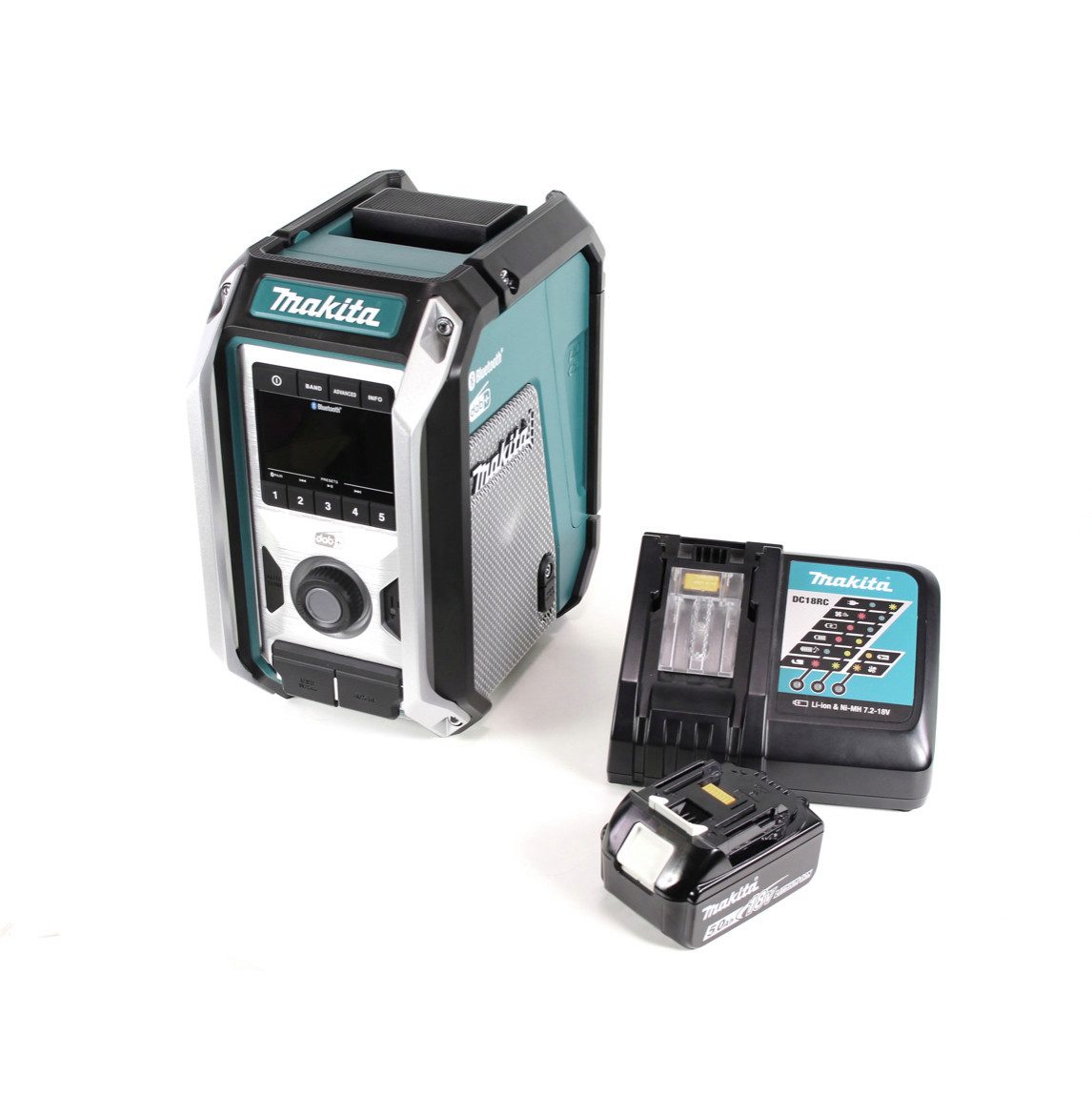 Makita DMR 115 RT1 Akku Baustellenradio 12V Baustellenradio