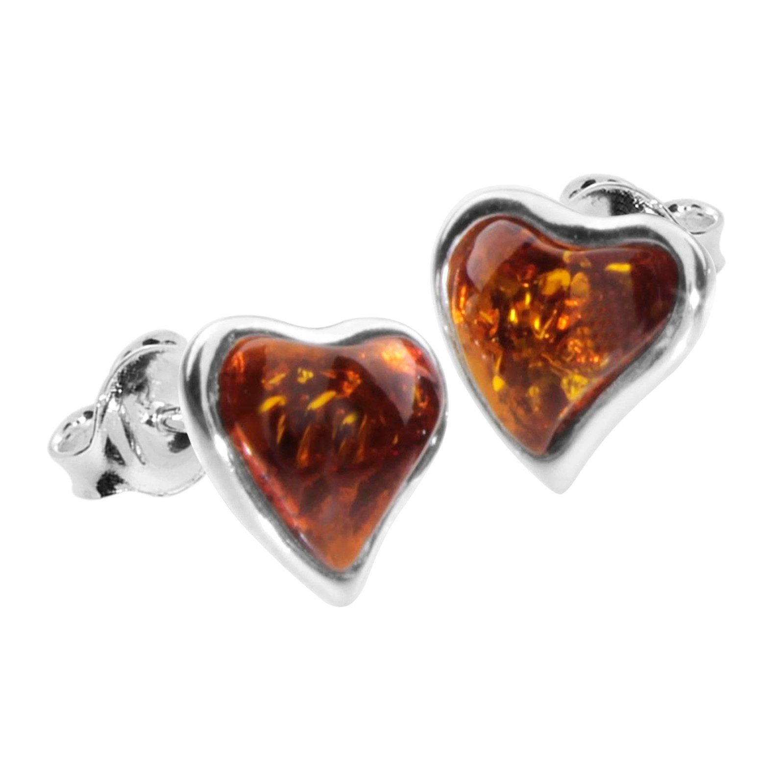 OSTSEE-SCHMUCK Paar Ohrstecker Ostsee-Schmuck Ohrstecker Herz Ohrstecker He günstig online kaufen