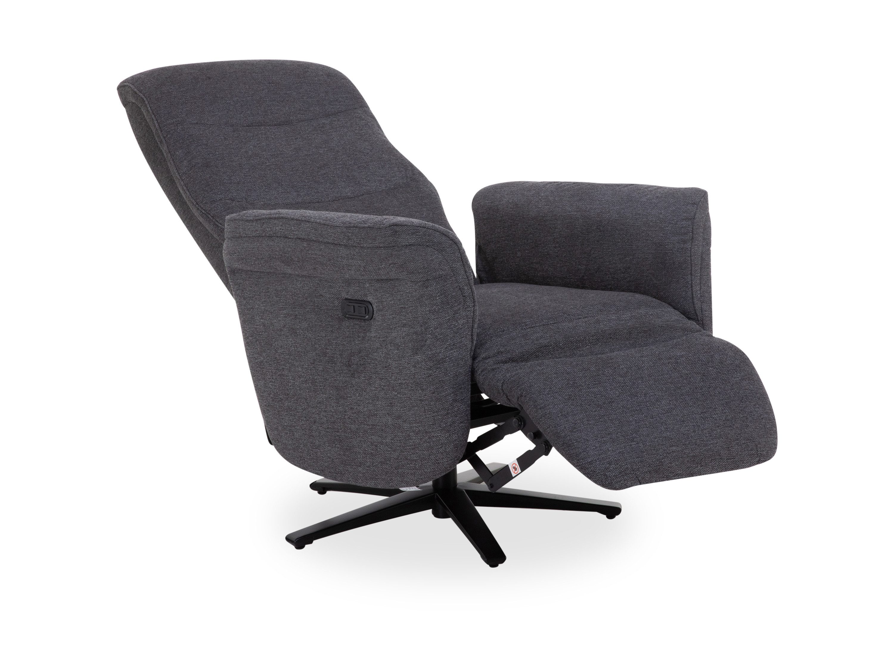 HARPER Relaxsessel Relaxsessel HARPER HUELVA BHT 71x108x89 cm grau Fernsehsessel