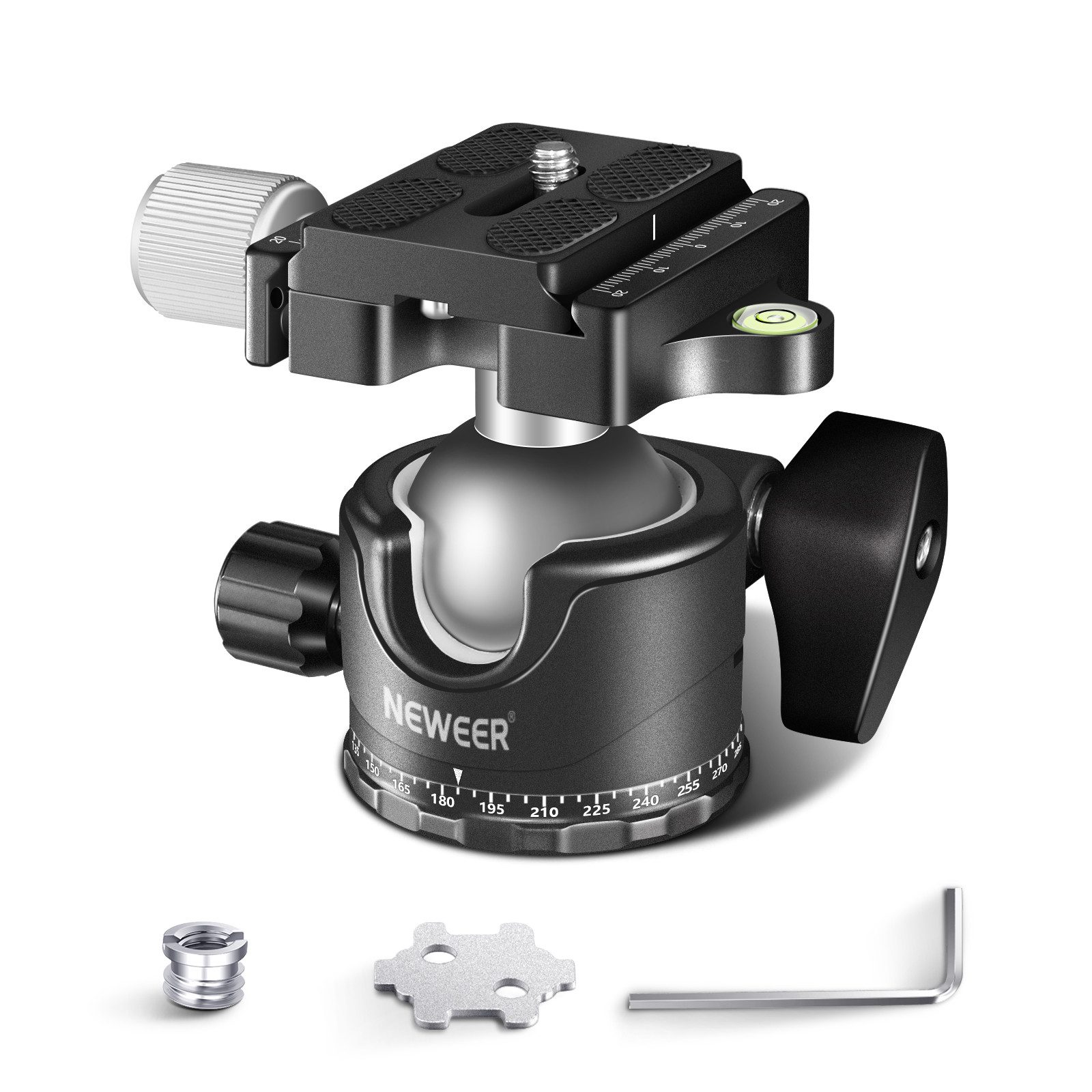 Neewer Kugelkopf GM36 Niedrigprofil-Kugelkopf Arca kompatibel