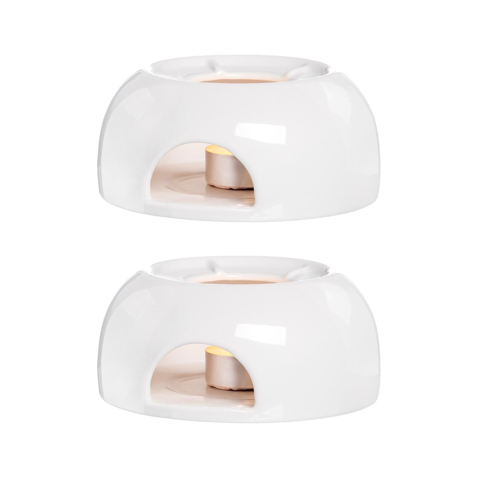 Ritzenhoff & Breker Teelichthalter Bianco Stövchen ø 14 cm 2er Set (2x Teewärmer, 2 St)