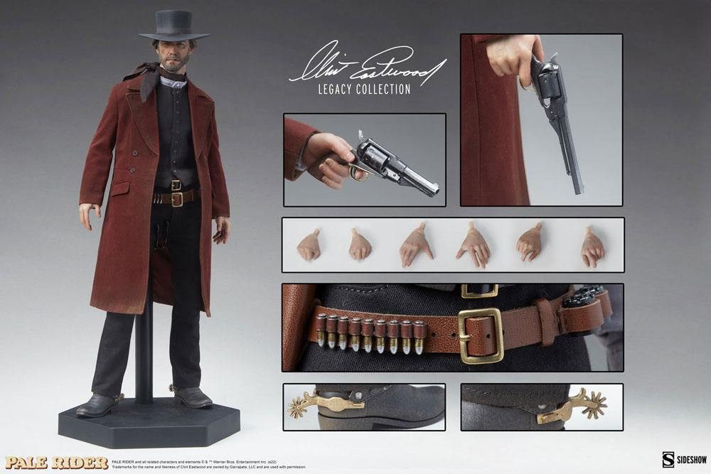 Sideshow Actionfigur Pale Rider Clint Eastwood The Preacher 30 cm Actionfigur