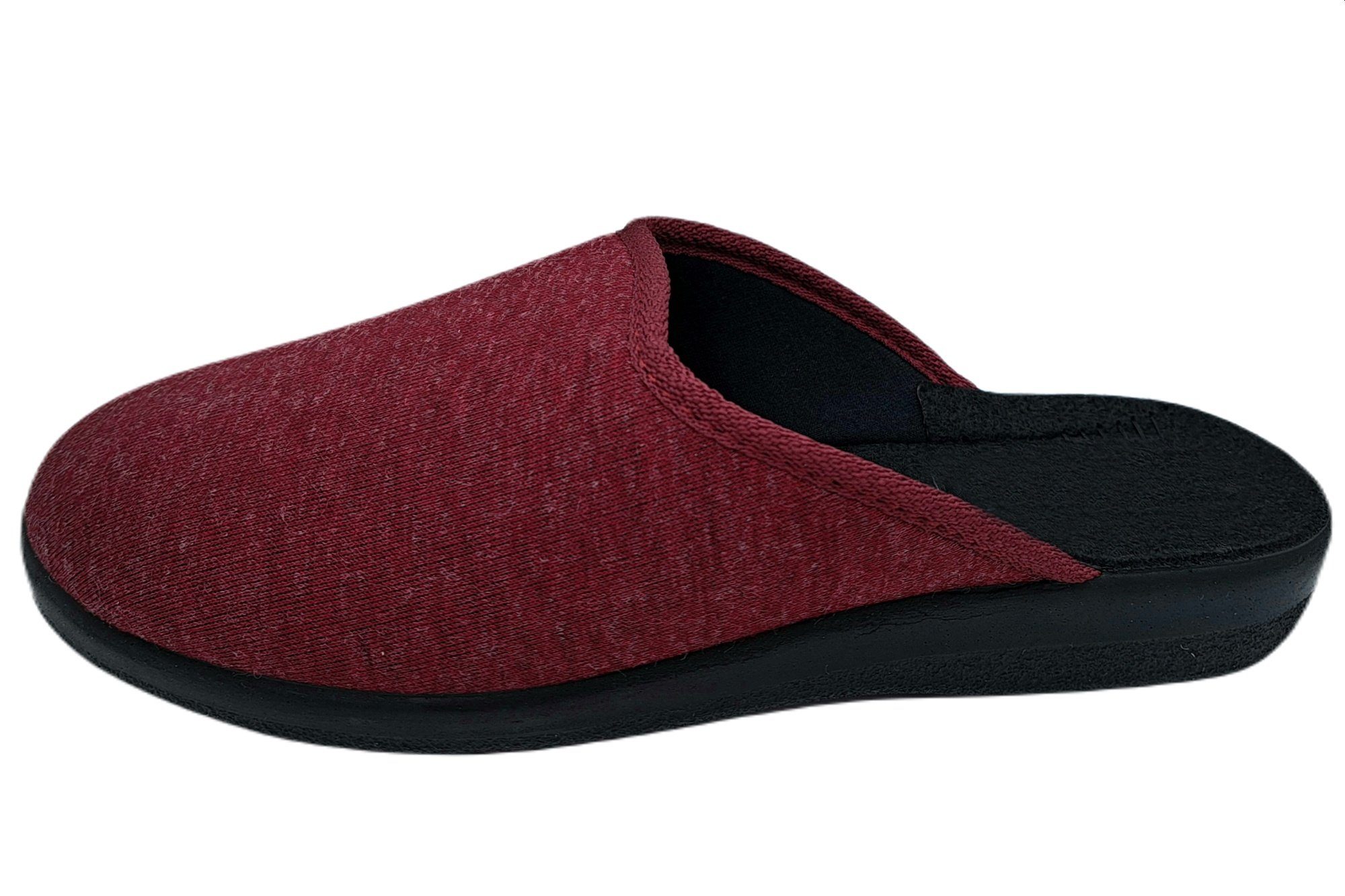 PADERO Damen Pantolette Hausschuh für breite Füße
