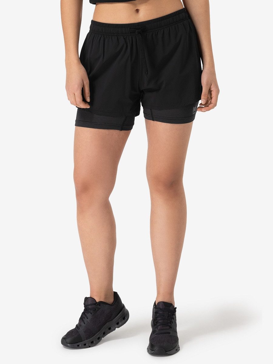 SUPER.NATURAL Shorts für Damen, Merino DOUBLE LAYER atmungsaktiv, sportlich