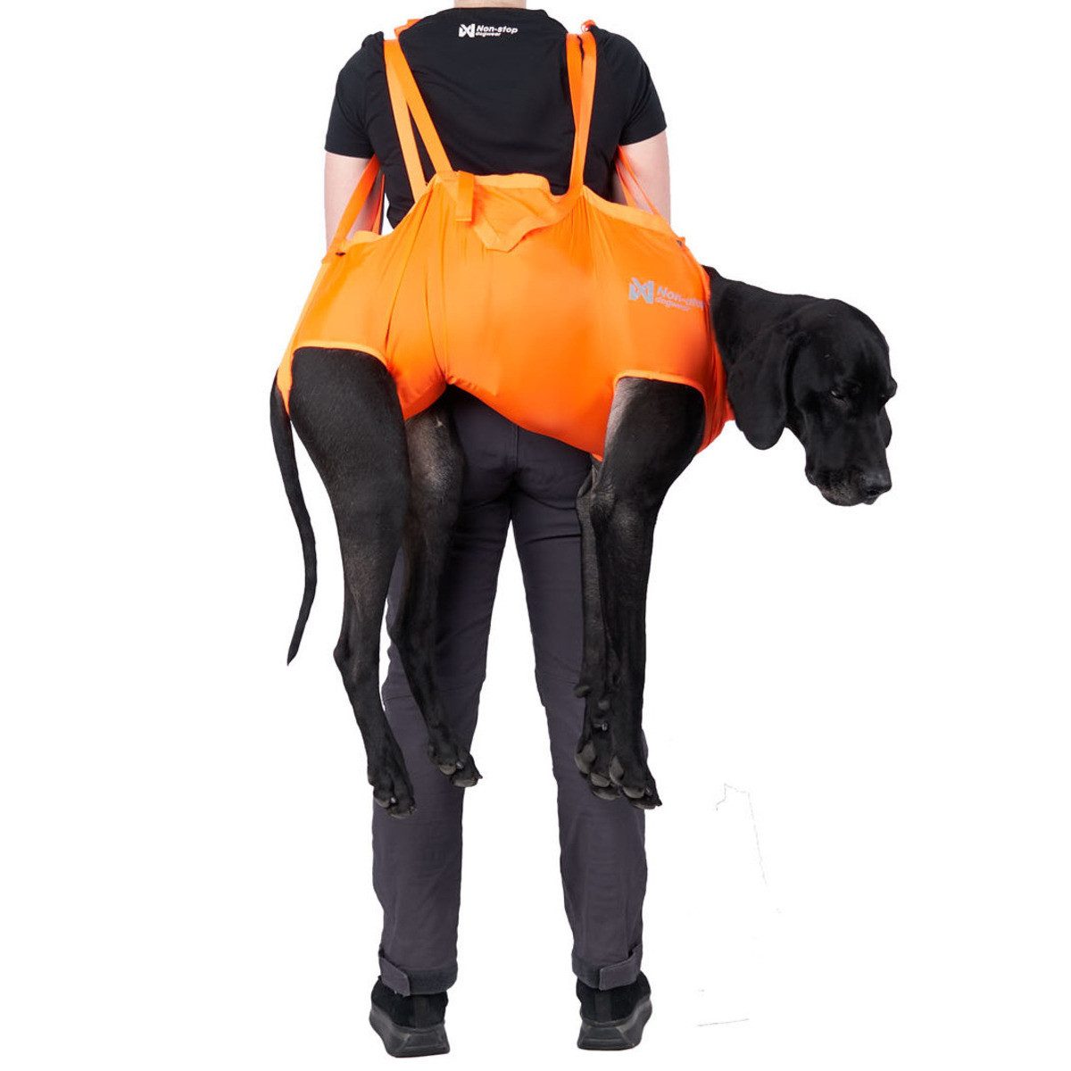 Non-stop dogwear Sicherheitsgeschirr Rettungsschlinge Dog Rescue Sling orange von Non-stop dogwear
