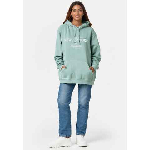 Worldclassca Hoodie Worldclassca Oversized Hoodie NY Kapuzenpullover Washed Sweatshirt