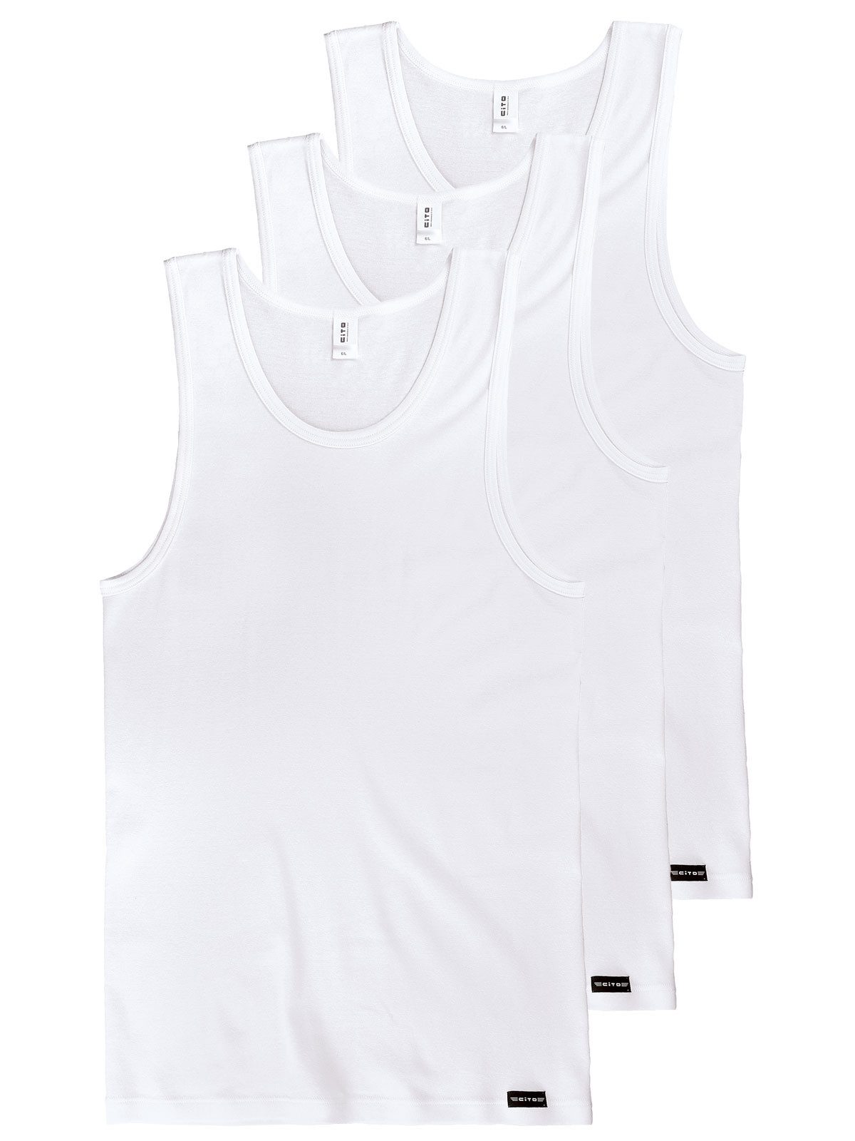 CiTO Achselhemd 3er Pack Herren City Shirt pure cotton (Packung, 3-St) - günstig online kaufen