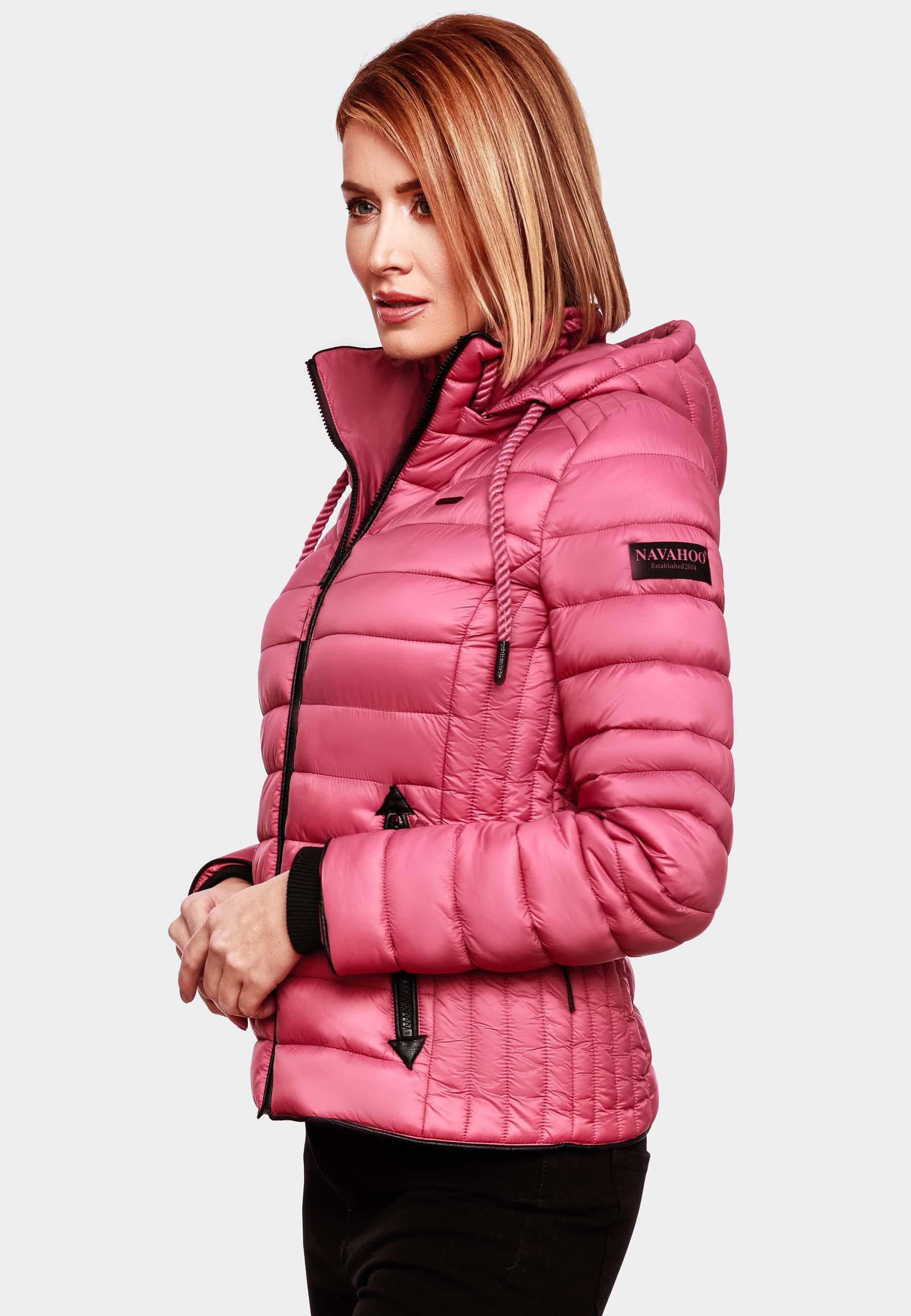 Navahoo Steppjacke Lulana leichte Übergangsjacke mit Kapuze – Bild 5 von 5