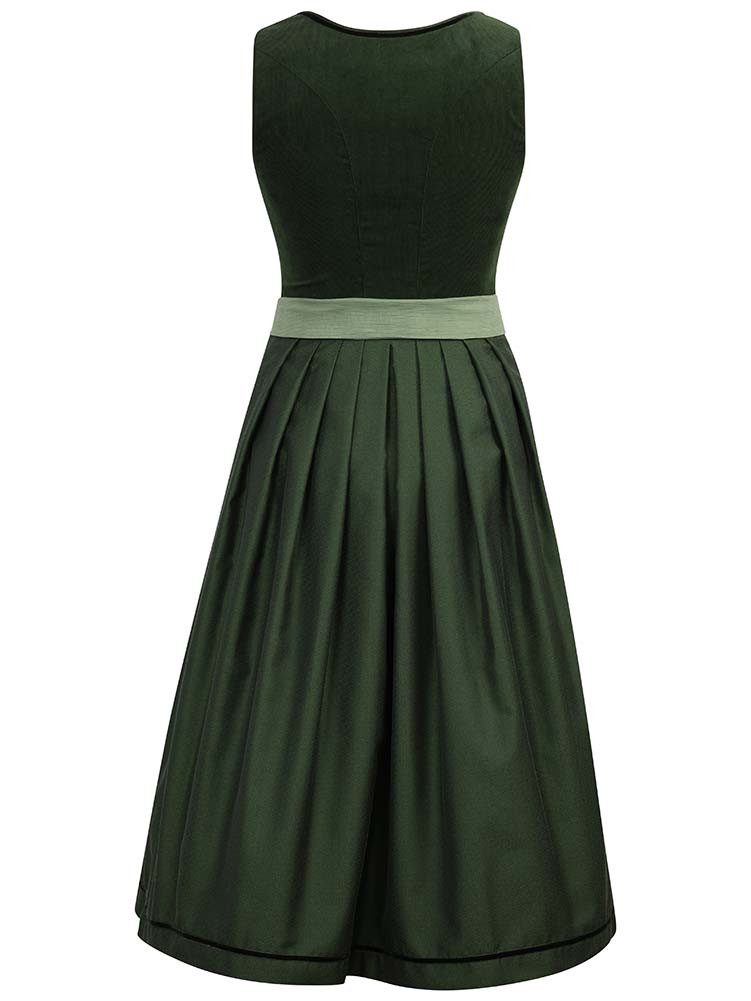 MarJo Dirndl Dirndl Langenstein 65cm Länge flaschengrün günstig online kaufen