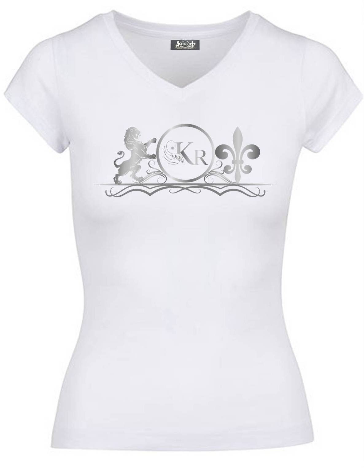 KR-Industries T-Shirt KR Shirt Four (1 Stück) unifarben mit Print
