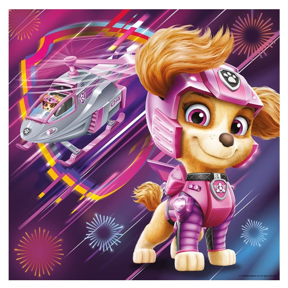 PAW PATROL Puzzle Kinder Puzzle Box The Movie Paw Patrol 3 x 49 Teile Ravensburger, 49 Puzzleteile