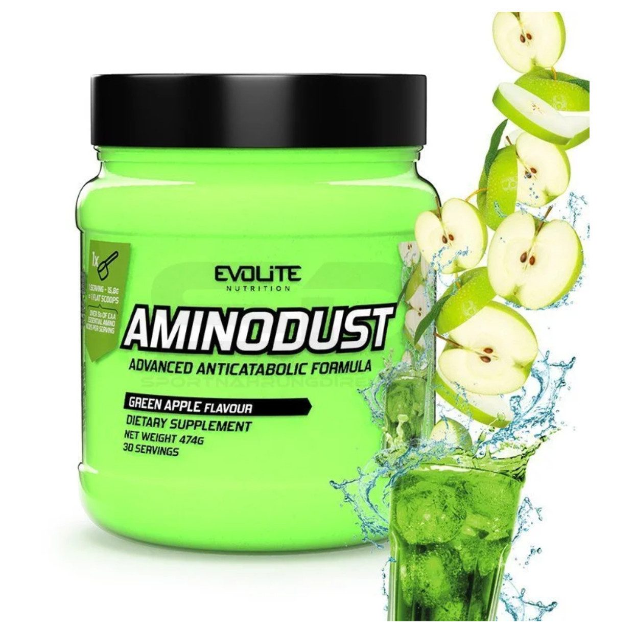 EVOLITE® AMINODUST Vitamine Aminosäuren 474g Pulver EAA Pulver