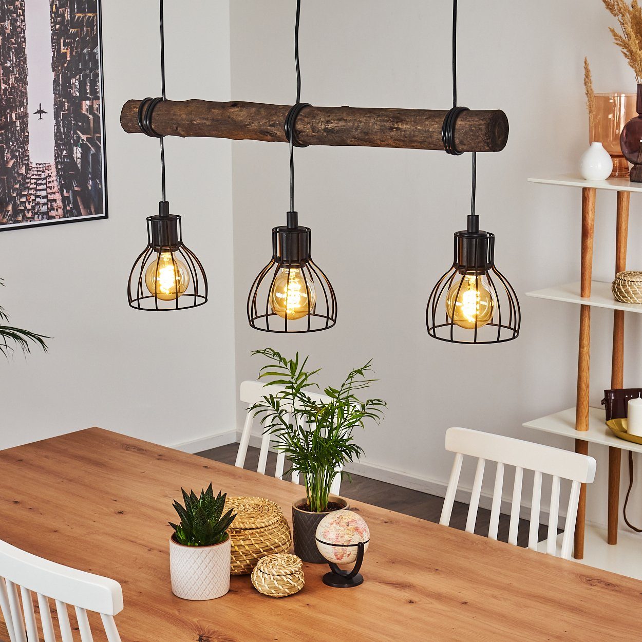 hofstein Pendelleuchte »Selci« längliche Vintage Hängelampe günstig online kaufen