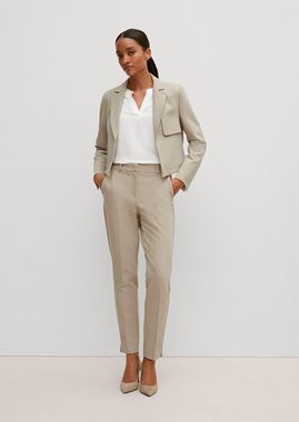 Comma Blusenblazer Blazer mit Fischgrat-Muster