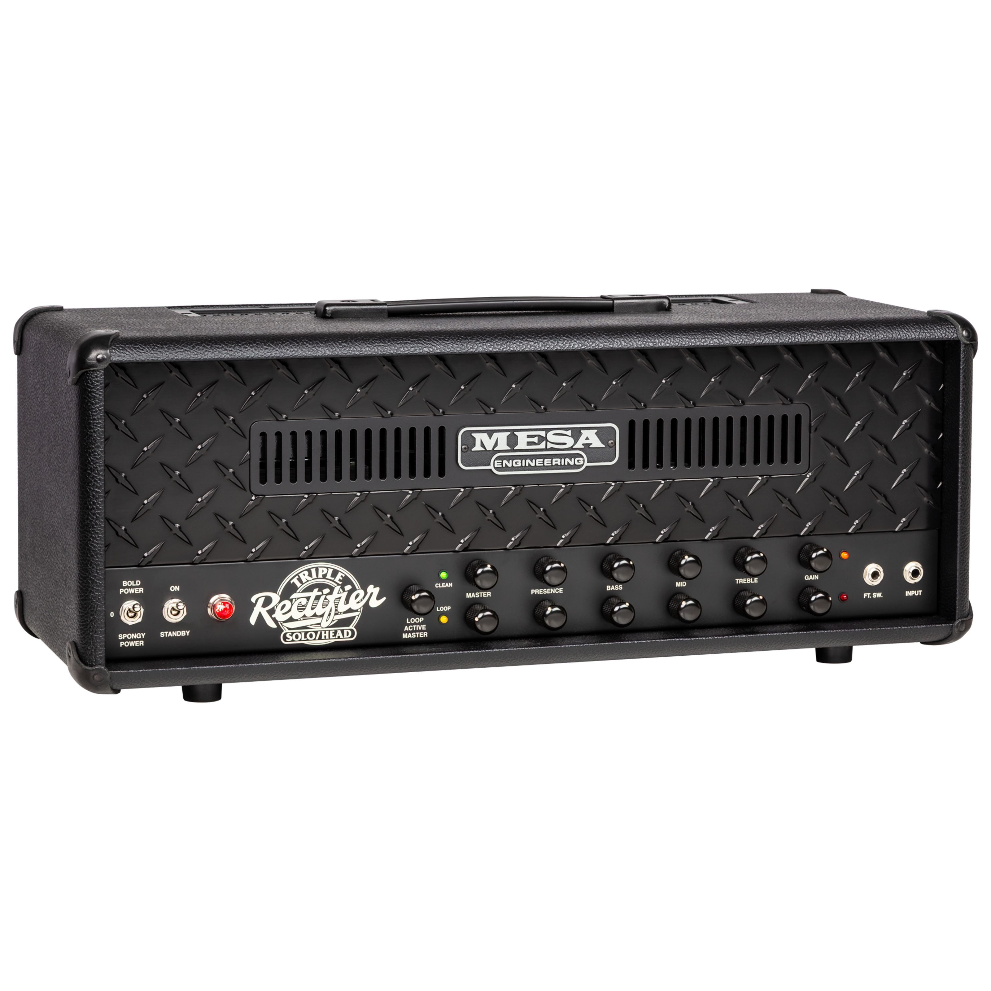Mesa Boogie Verstärker (Triple Rectifier 90s 2-Channel Blackout - Röhren Topteil für)