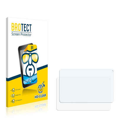 BROTECT Schutzfolie für Captiva Pad 10 3G Kommunikator 2015, Displayschutzfolie, 2 Stück, Folie klar