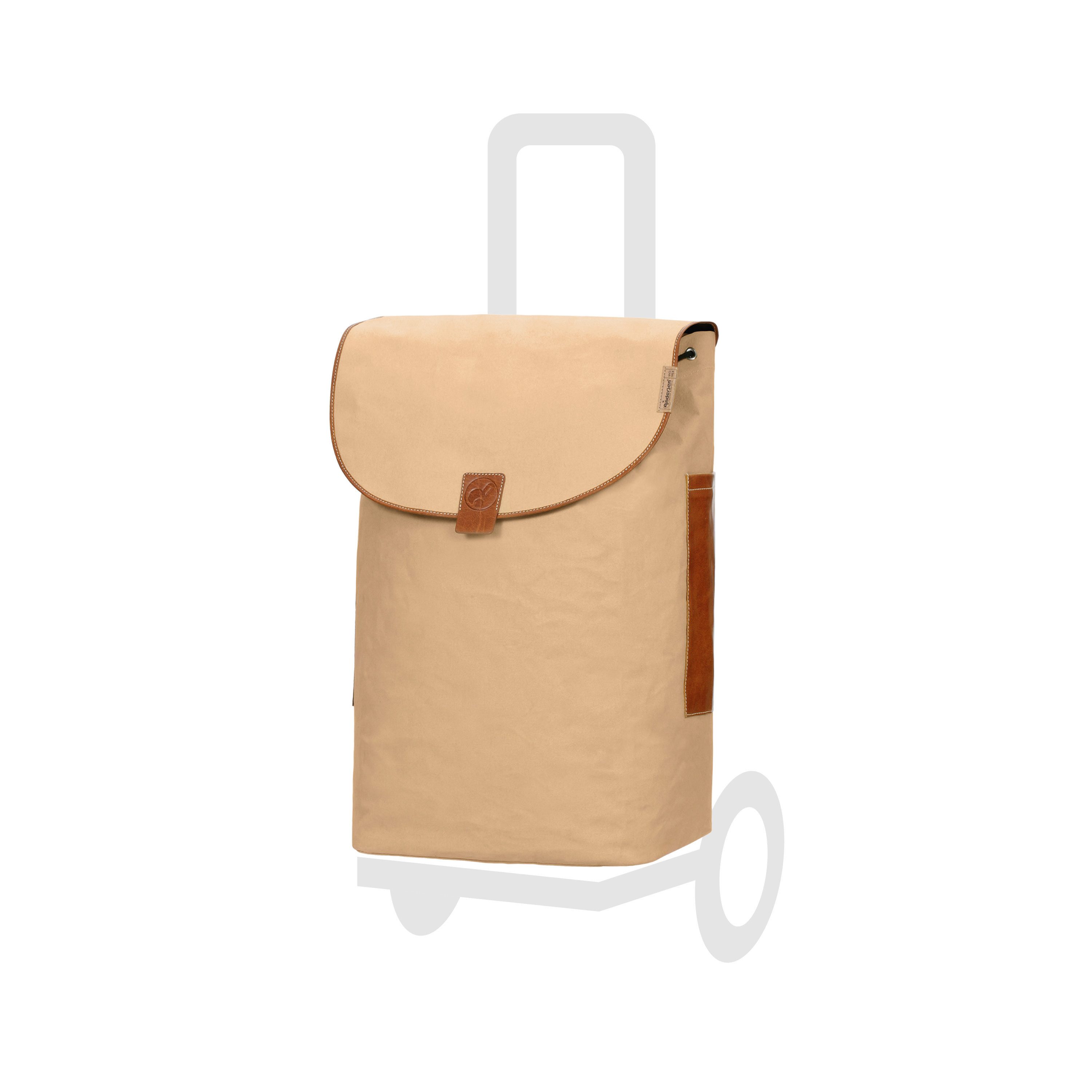 Andersen Einkaufstrolley Tasche Saira beige, wasserabweisend