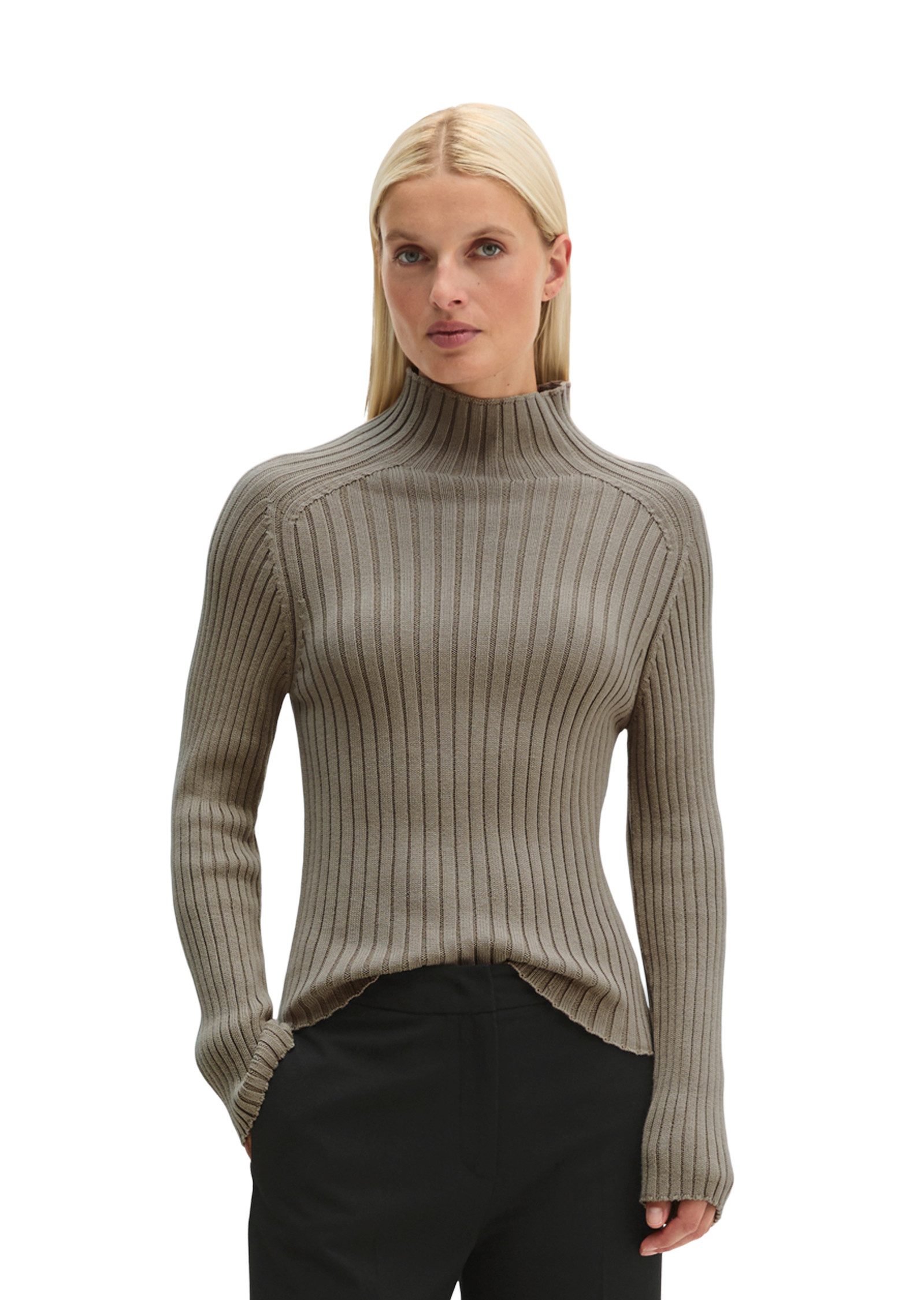 Marc O'Polo Stehkragenpullover aus Heavy Weight Cotton