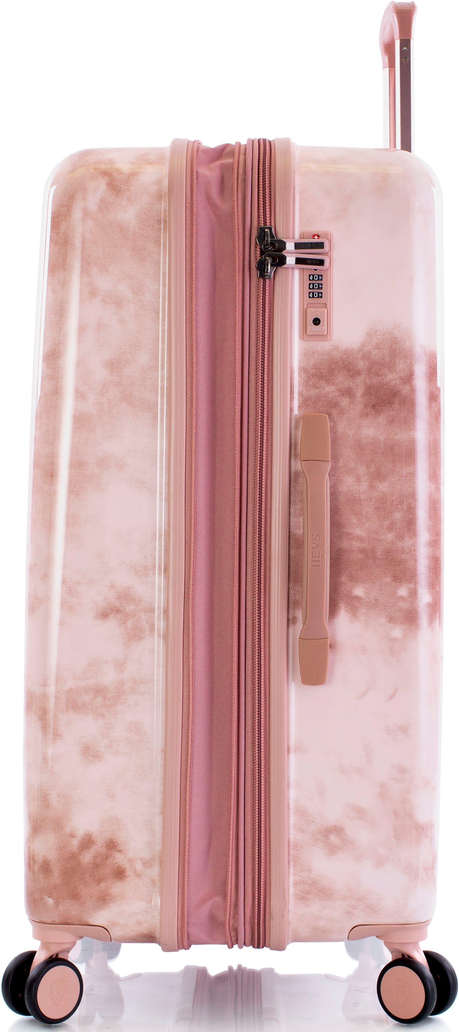 Heys Hartschalen-Trolley Tie-Dye pink, 76 cm, 4 Rollen, Heys Hartschalen-Koffer Volumenerweiterung