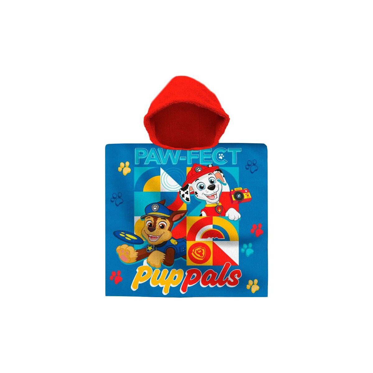 PAW PATROL Poncho Paw Patrol Poncho 60x120cm – Strandtuch Paw-fect Design