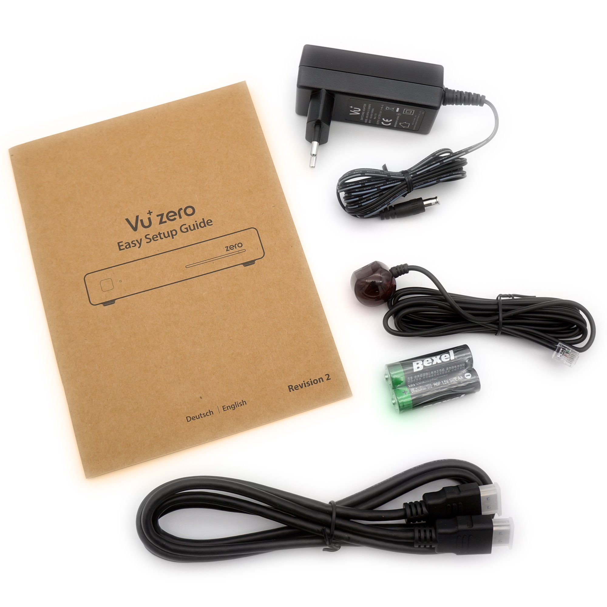 VU+ VU+ Zero Linux Full HD Sat Receiver - Weiss + 300 Mbits Wifi Stick SAT-Receiver