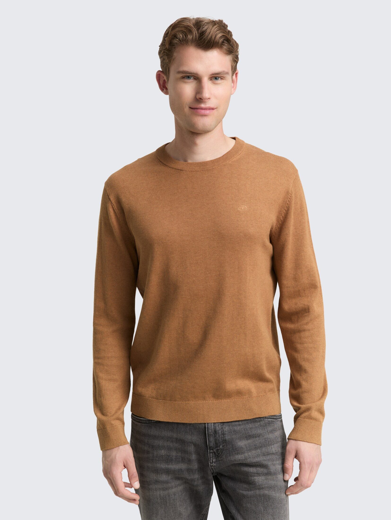 TOM TAILOR Strickpullover Basic Strickpullover aus günstig online kaufen