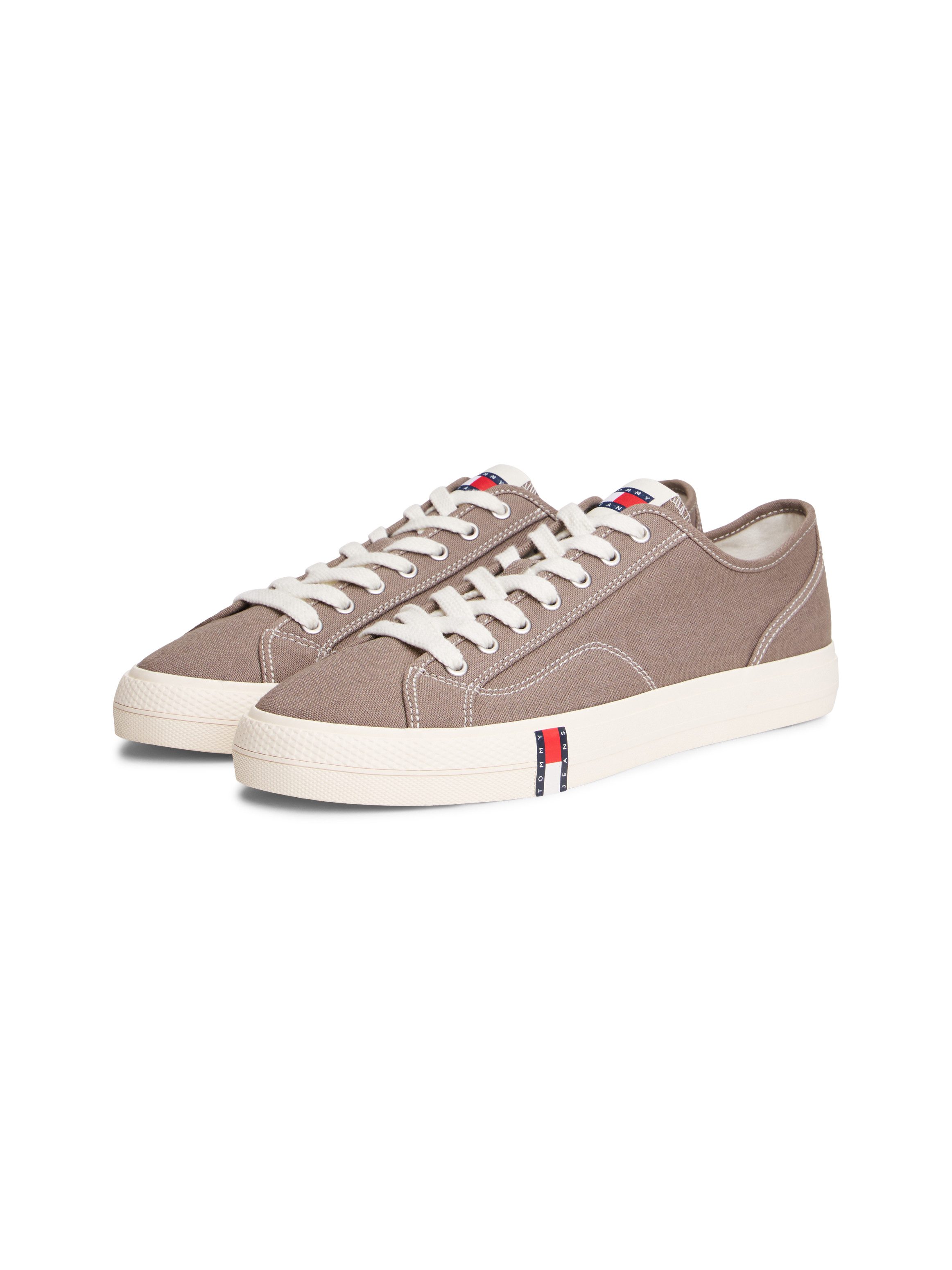 Tommy Jeans ARCHIVE VULC Y2K Sneaker Freizeitschuh, Halbschuh, Schnürschuh mit Logoflagge im Plateau