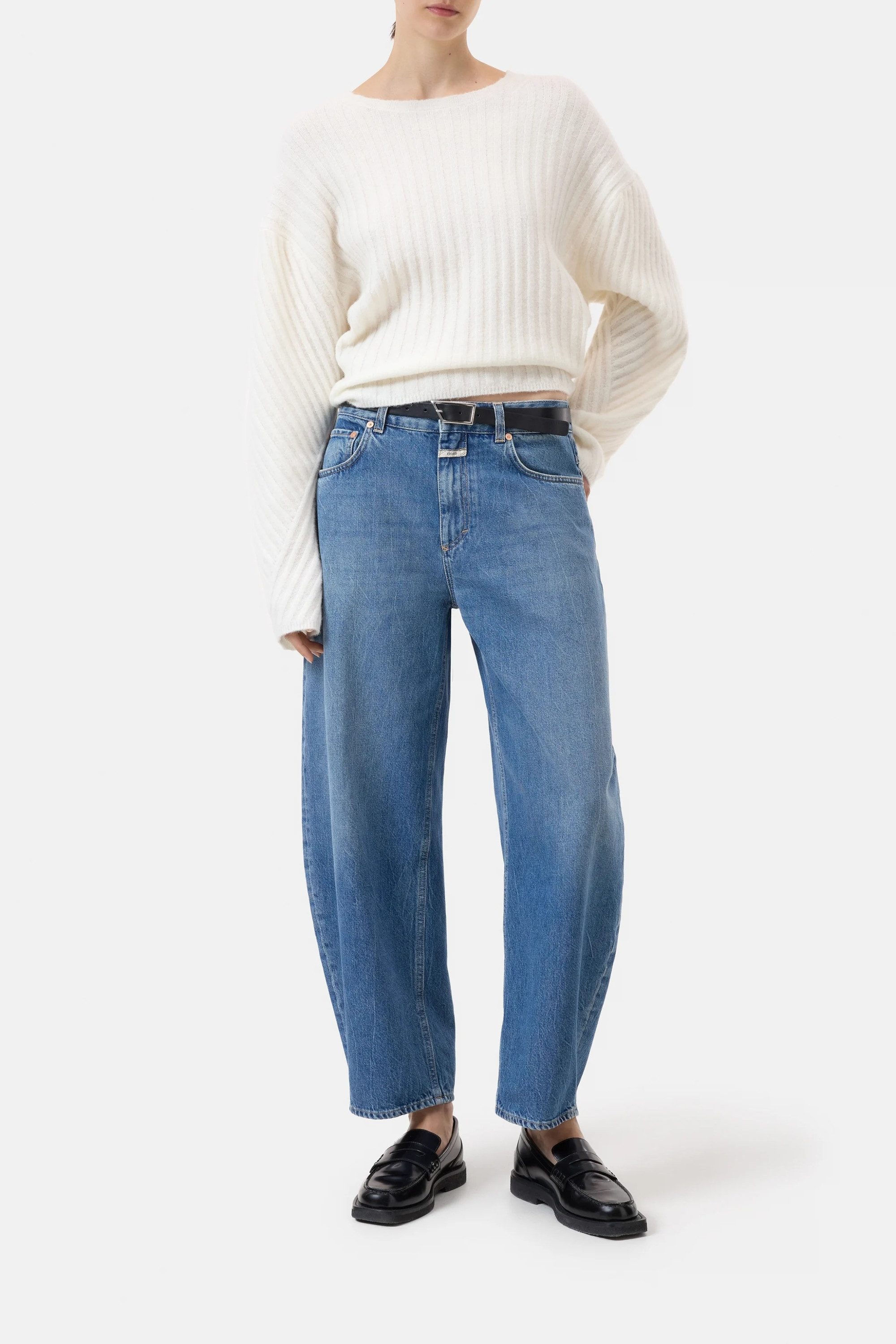 CLOSED Strickpullover Crew neck rib