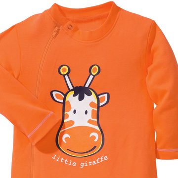 Erwin Müller Pyjama Baby-Schlafanzug 2er-Pack Interlock-Jersey Tiermotiv