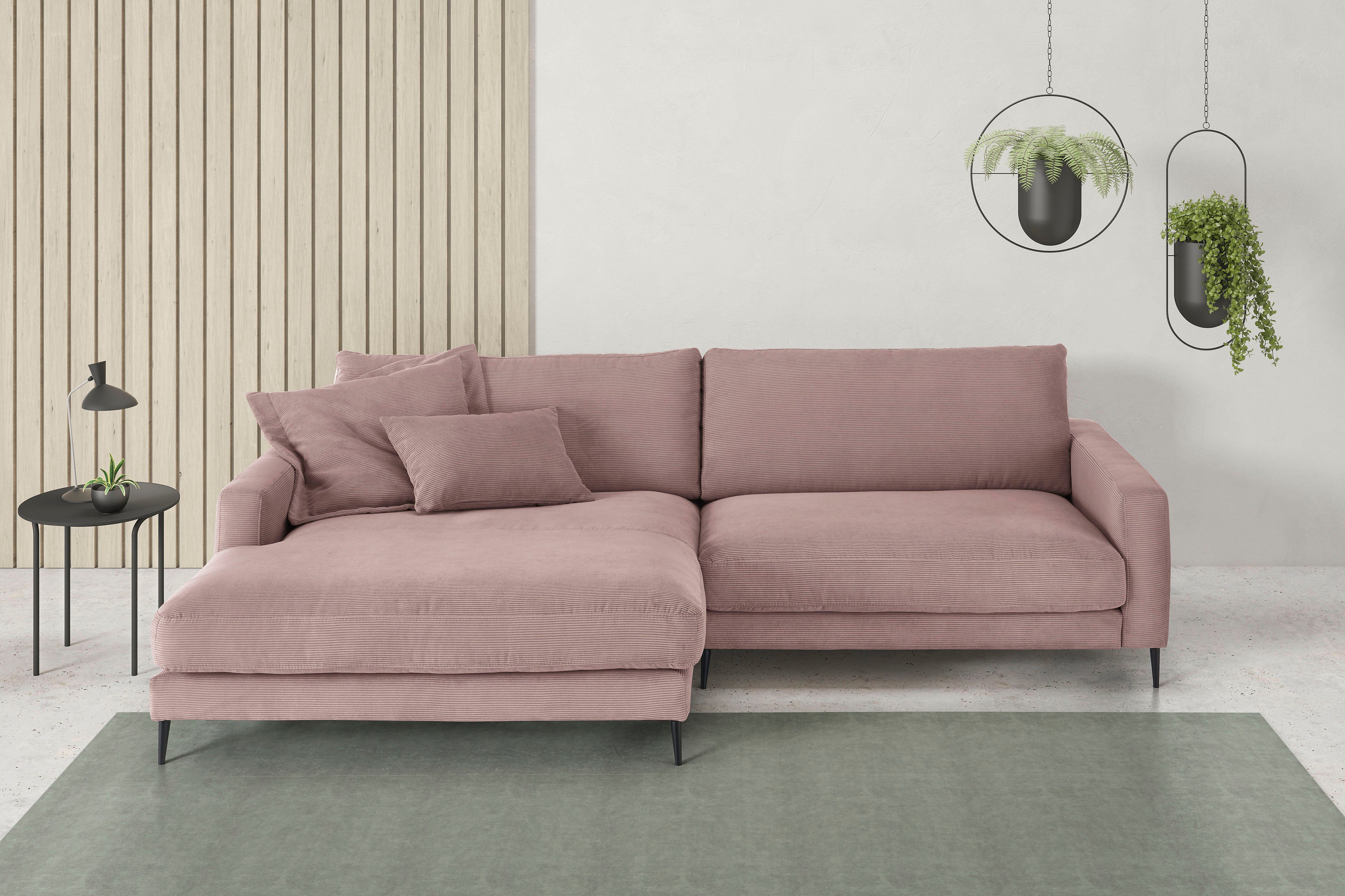 INOSIGN Ecksofa Downtown, B/T/H: 272/190/84 cm günstig online kaufen