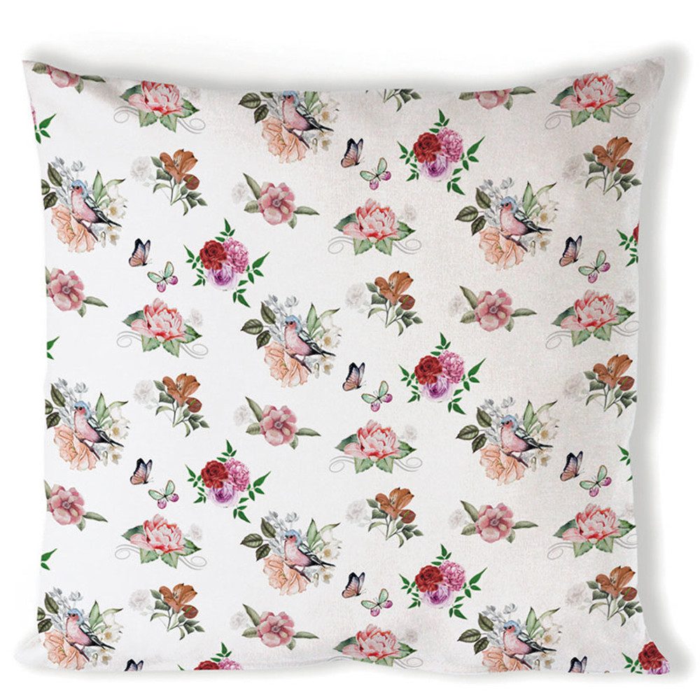 Ambiente® Dekokissen Charlotte, Dekokissen Kissenbezüge ohne Füllung Baumwolle 40x40 cm