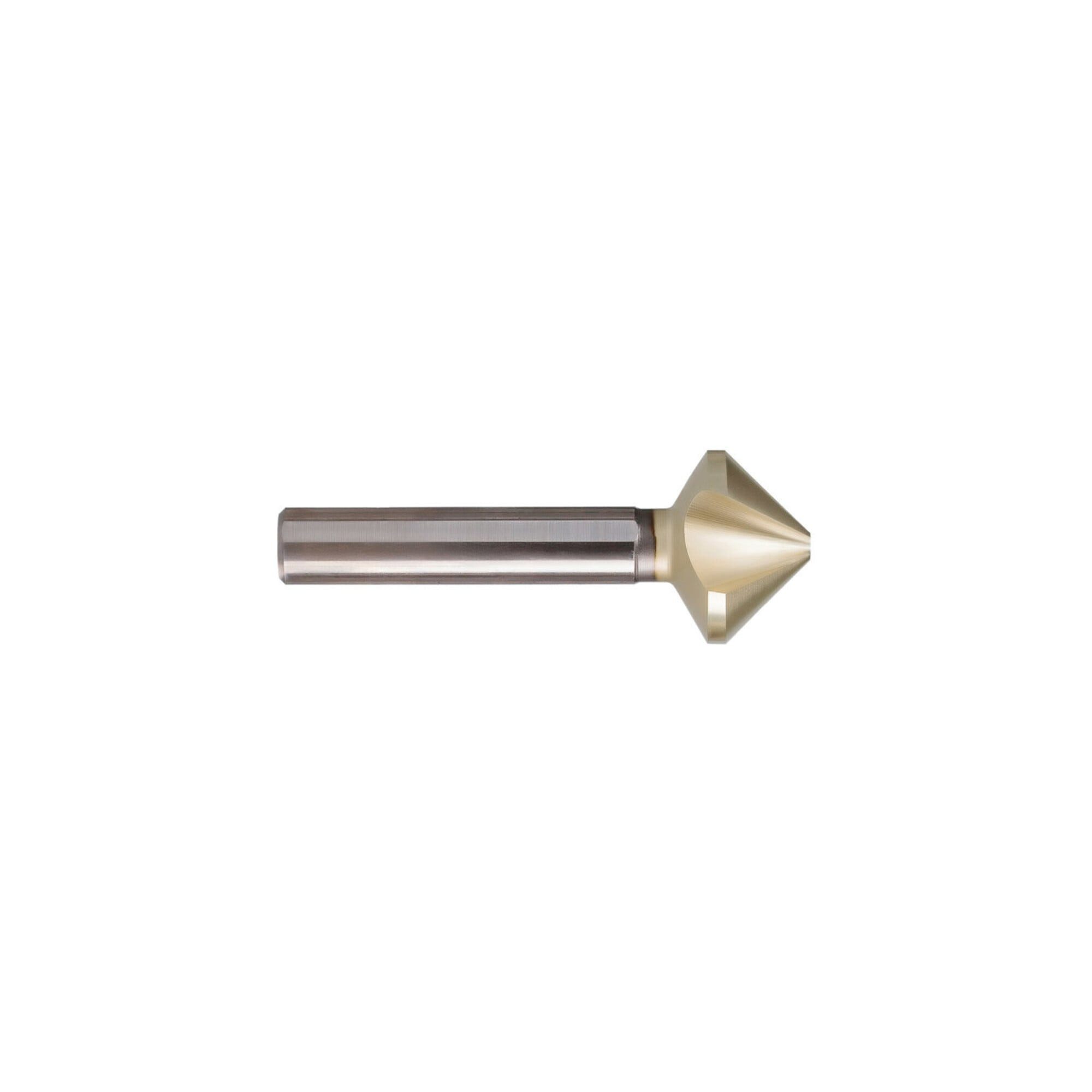 Beck Kegelsenker Kegelsenker ungleiche Teilung HSS ZrN 90Grad 31mm 3-Flächenschaft BECK