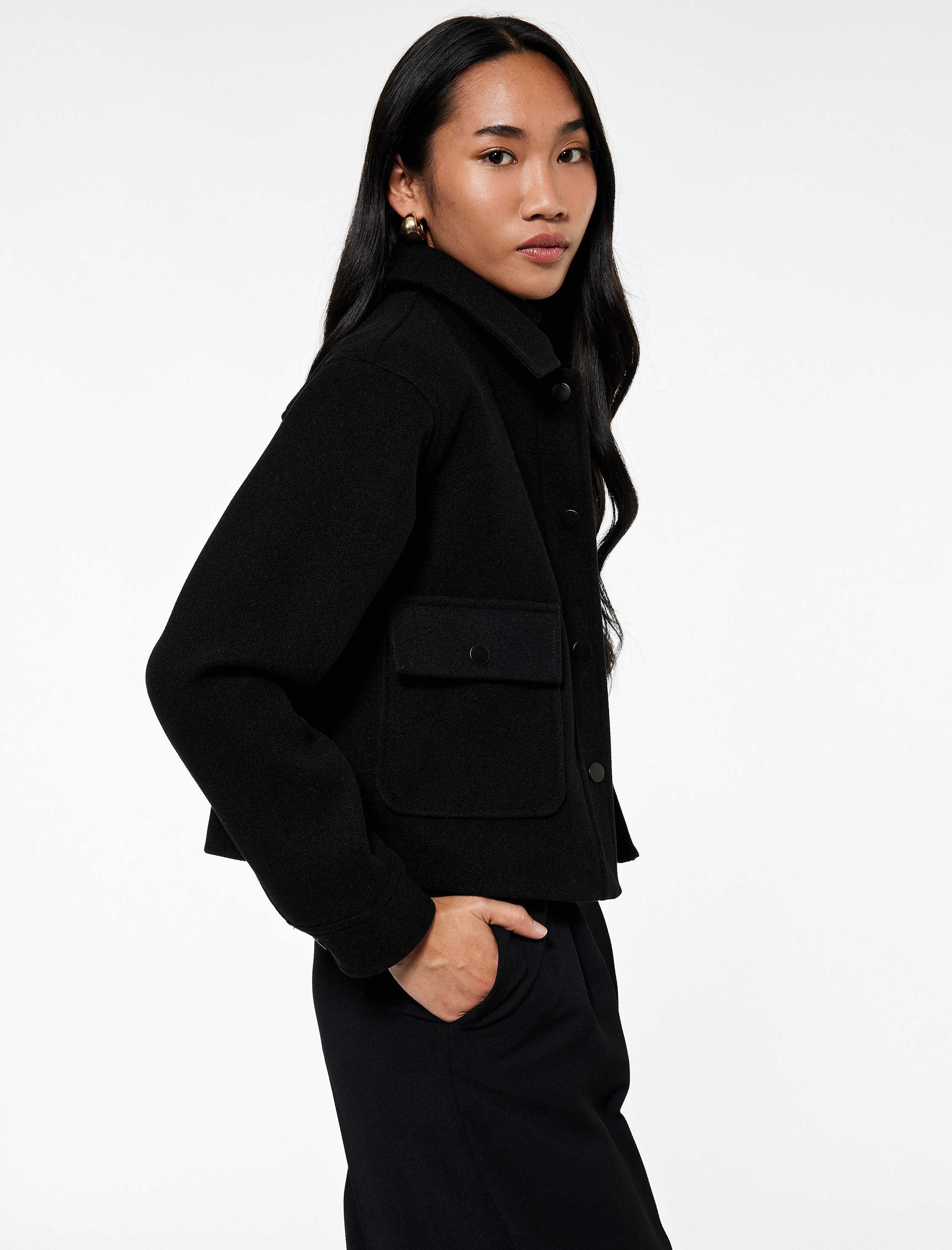 Koton Kurzjacke Koton Kurz Geschnittene Kaşe-Jacke