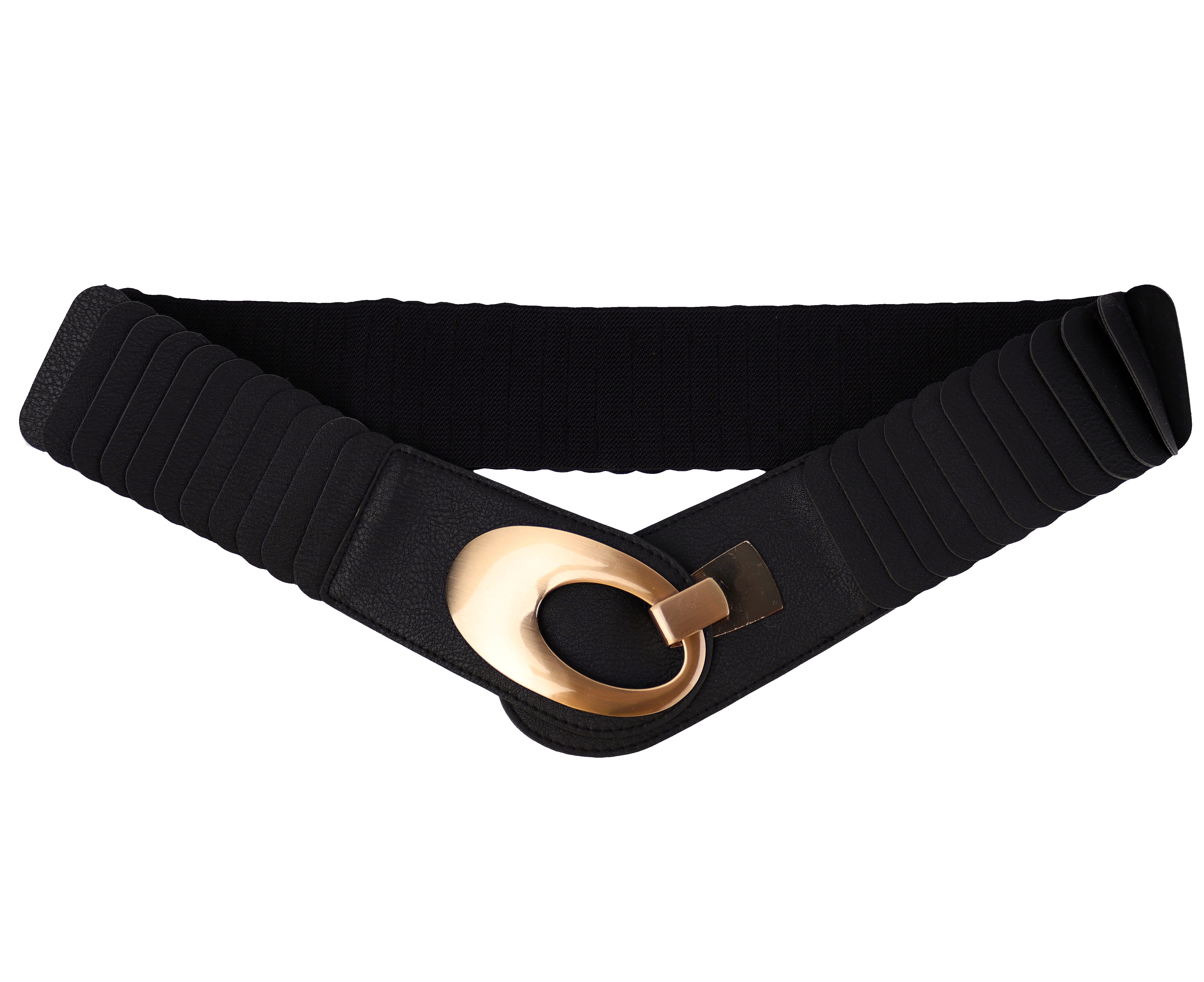 MIRROSI Поясные ремни Leo Unifarbe breit 6cm für Taillenumfang 85 bis 110cm, ONESIZE (Angenehmes Tragesgefühl, Leopard Muster, Unifarben) Breiter Stretch Ремни