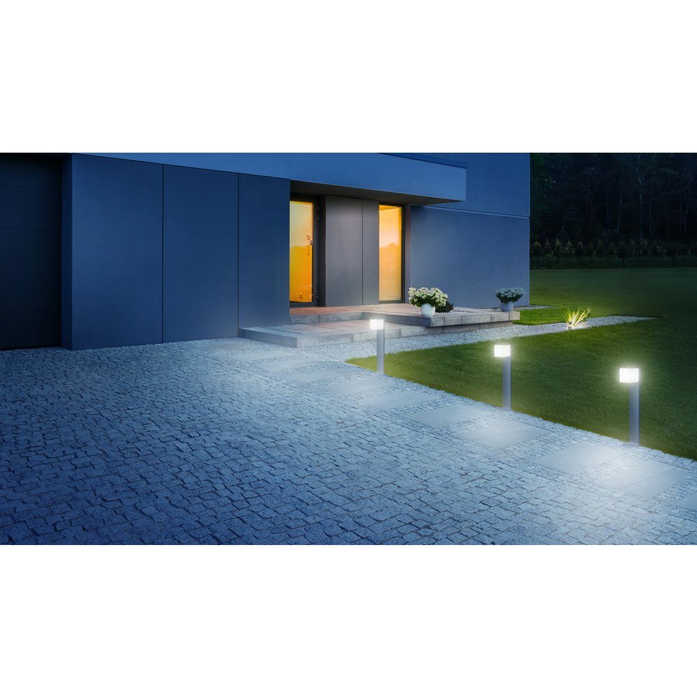 steinel Pollerleuchte Steinel 055479 GL 80 SC LED-Außenstandleuchte mit Bewegungsmelder LE