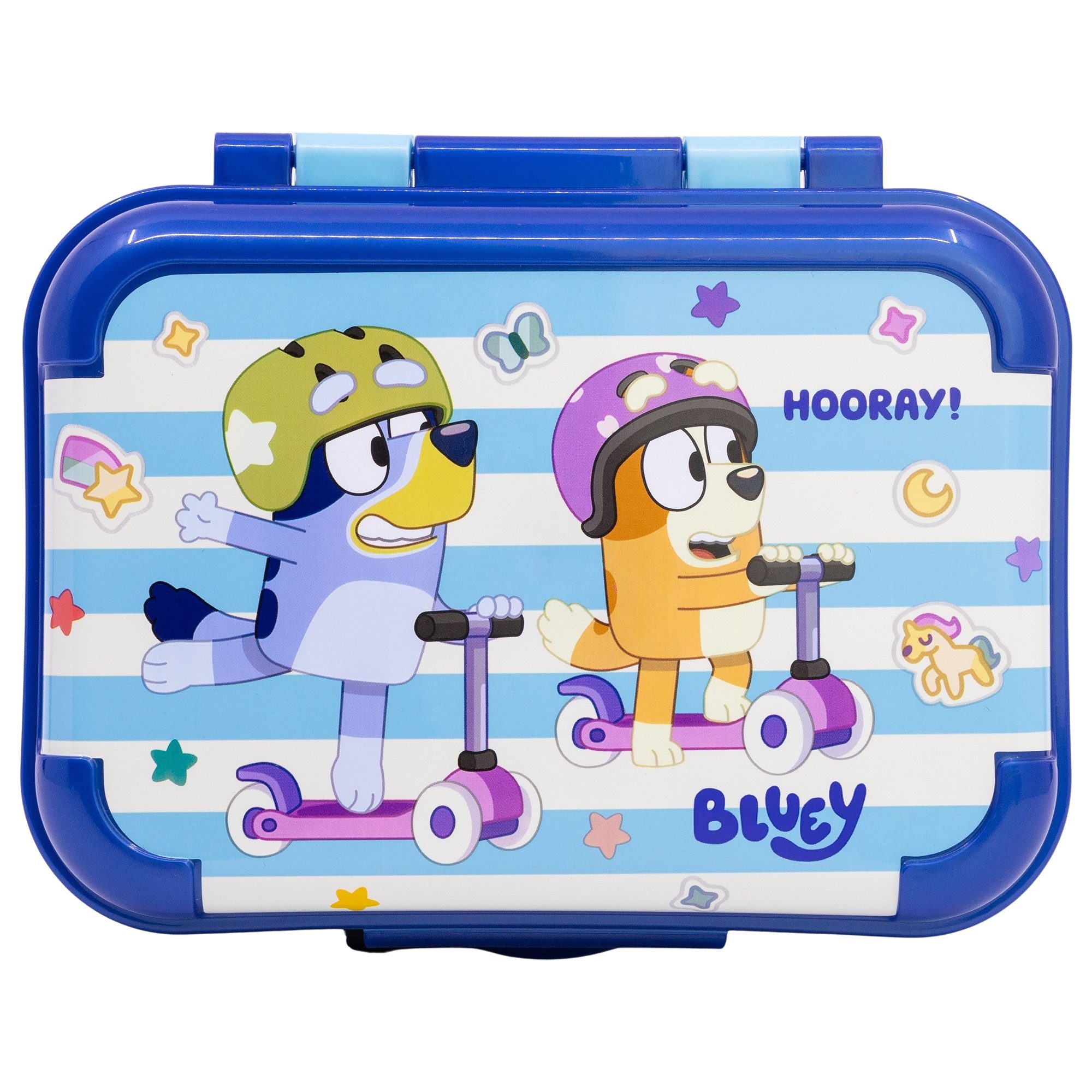 Bluey Lunchbox Bluey Bingo Kinder 2 teiliges Set Brotdose Trinkflasche 510 ml, (2-tlg., Spar-Set)
