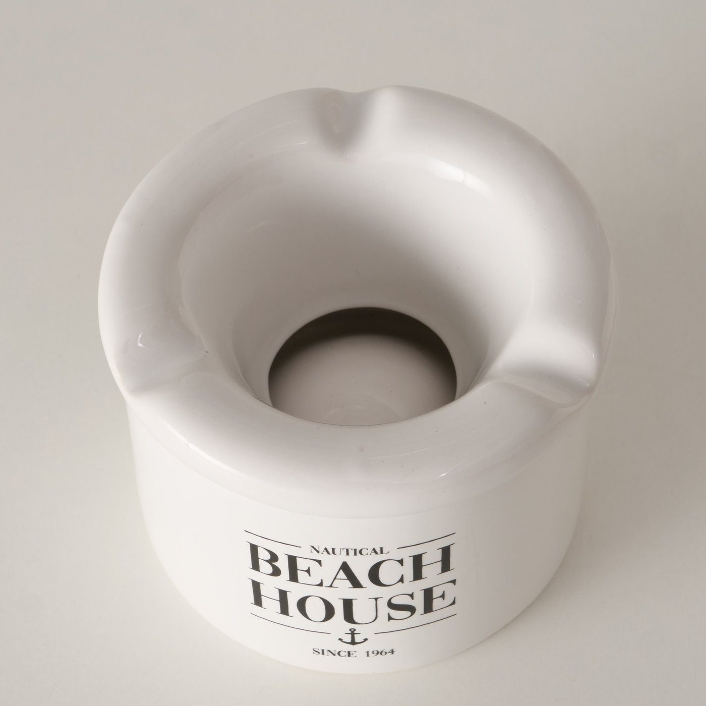 BOLTZE Aschenbecher Sturmaschenbecher NAUTICAL weiß 7,5 cm hoch