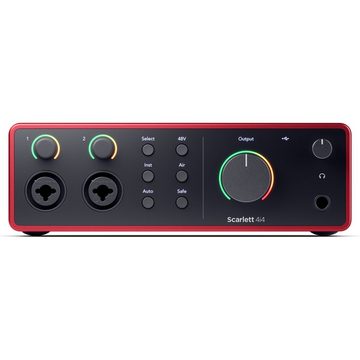 Focusrite Digitales Aufnahmegerät (Scarlett 4i4 4th Gen USB Audio Interface - USB Audio Interface)