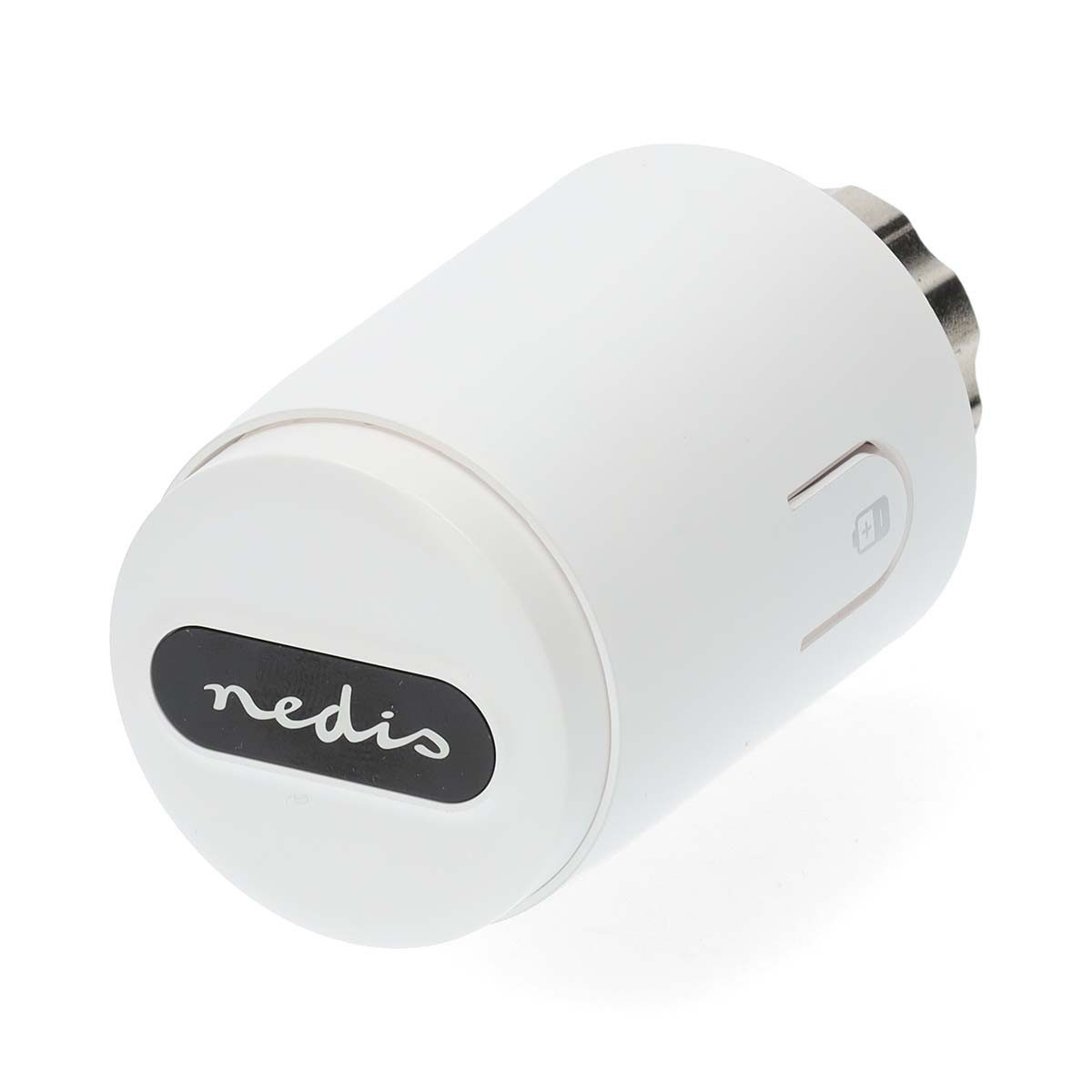 Nedis Heizkörperthermostat ZBHTR20WT2, (2 St) Zigbee, App-Steuerung, Fenster-Öffnen-Funktion, Kindersicherung